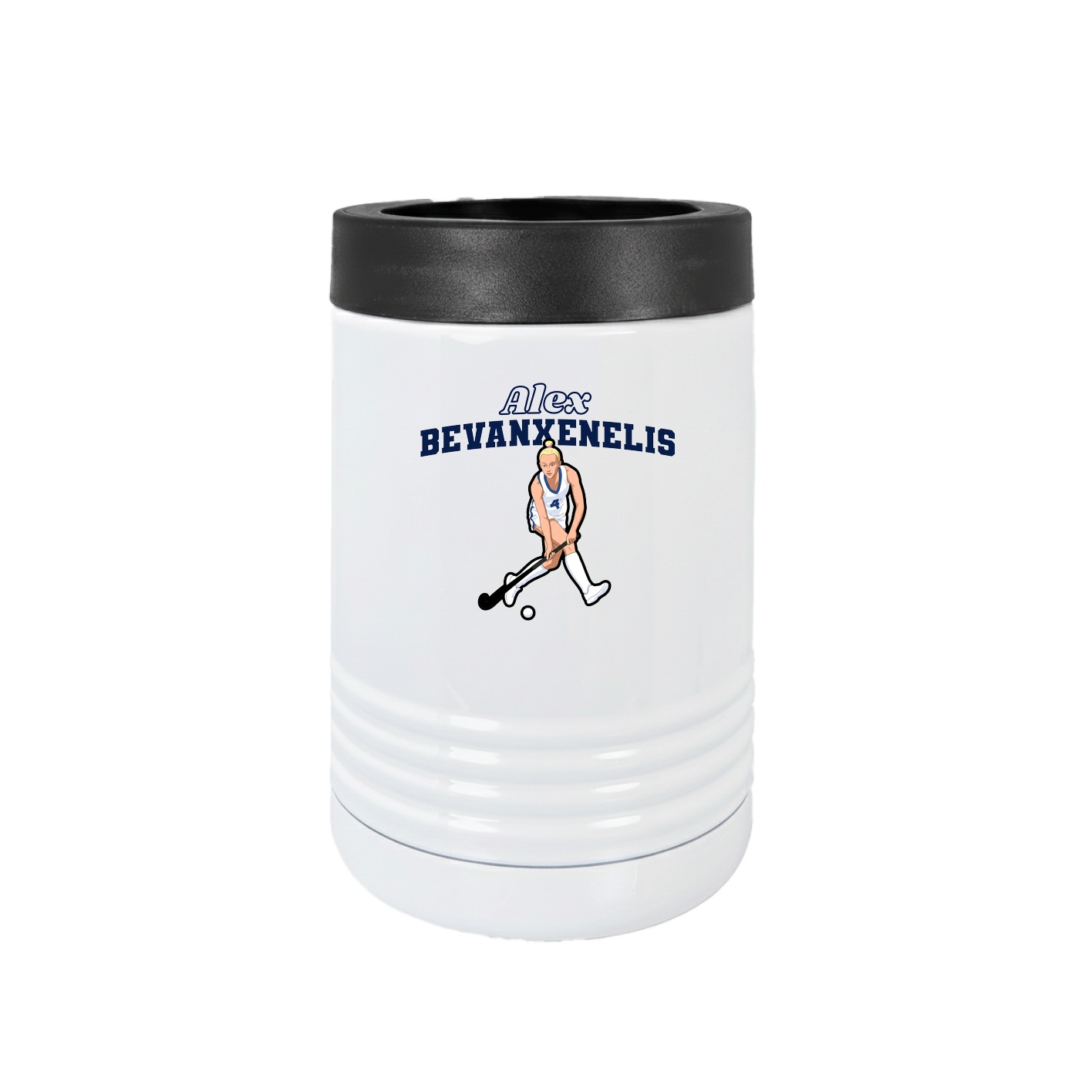 Beverage Holder — Name Arch in White
