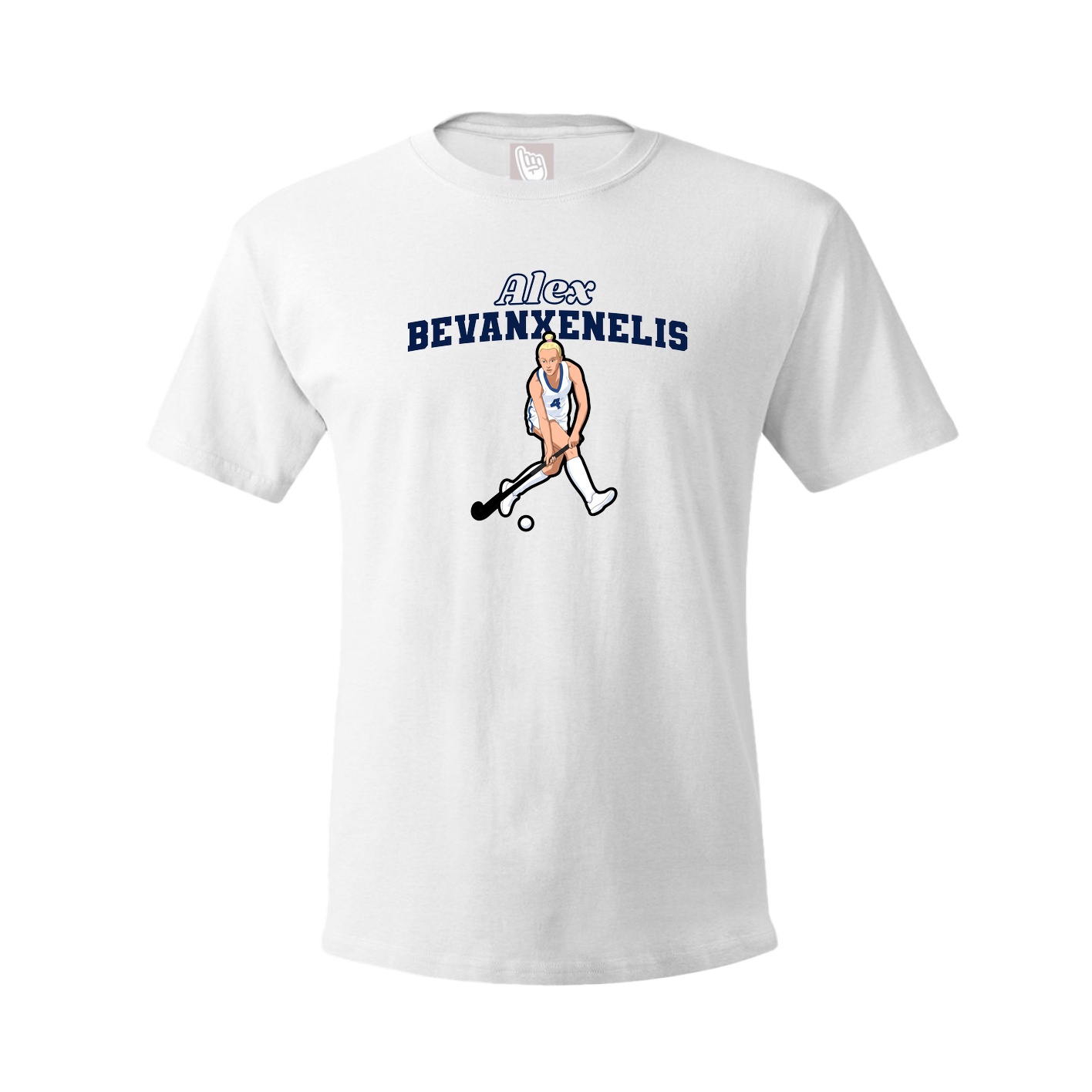 Tee — Name Arch in White
