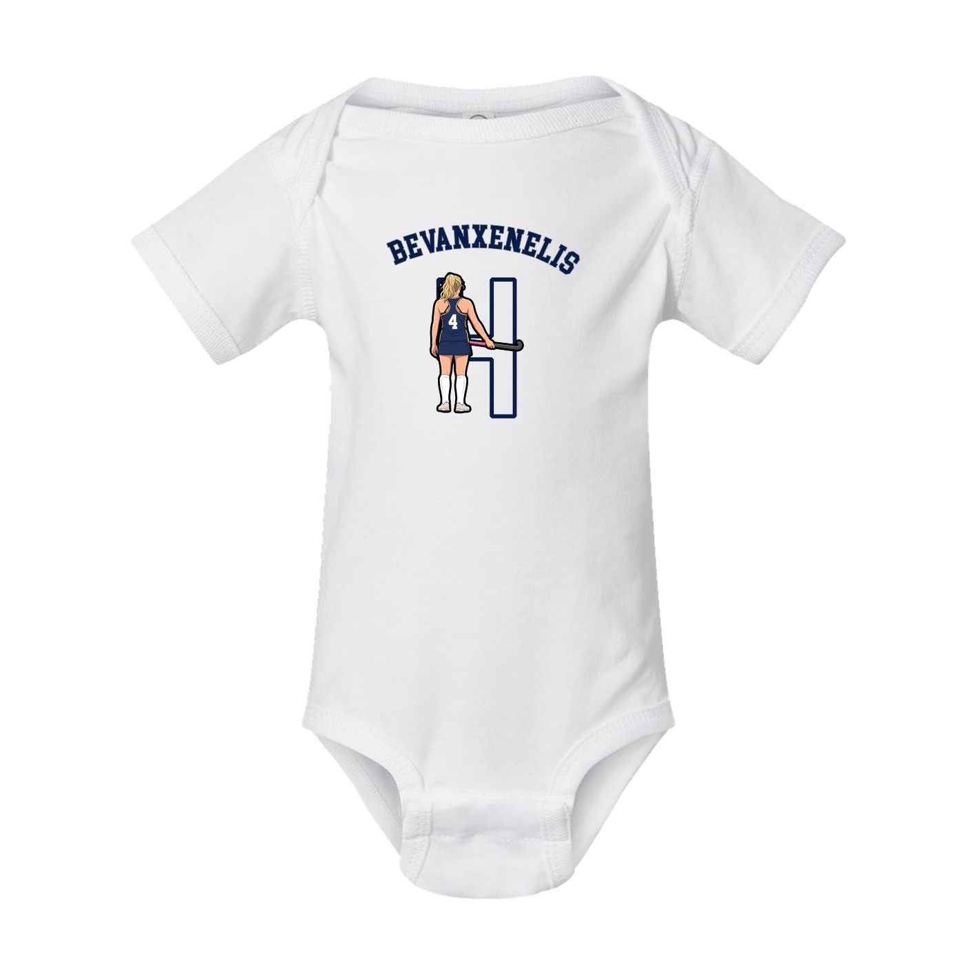 Baby Onesie — Shirsey Arch in White