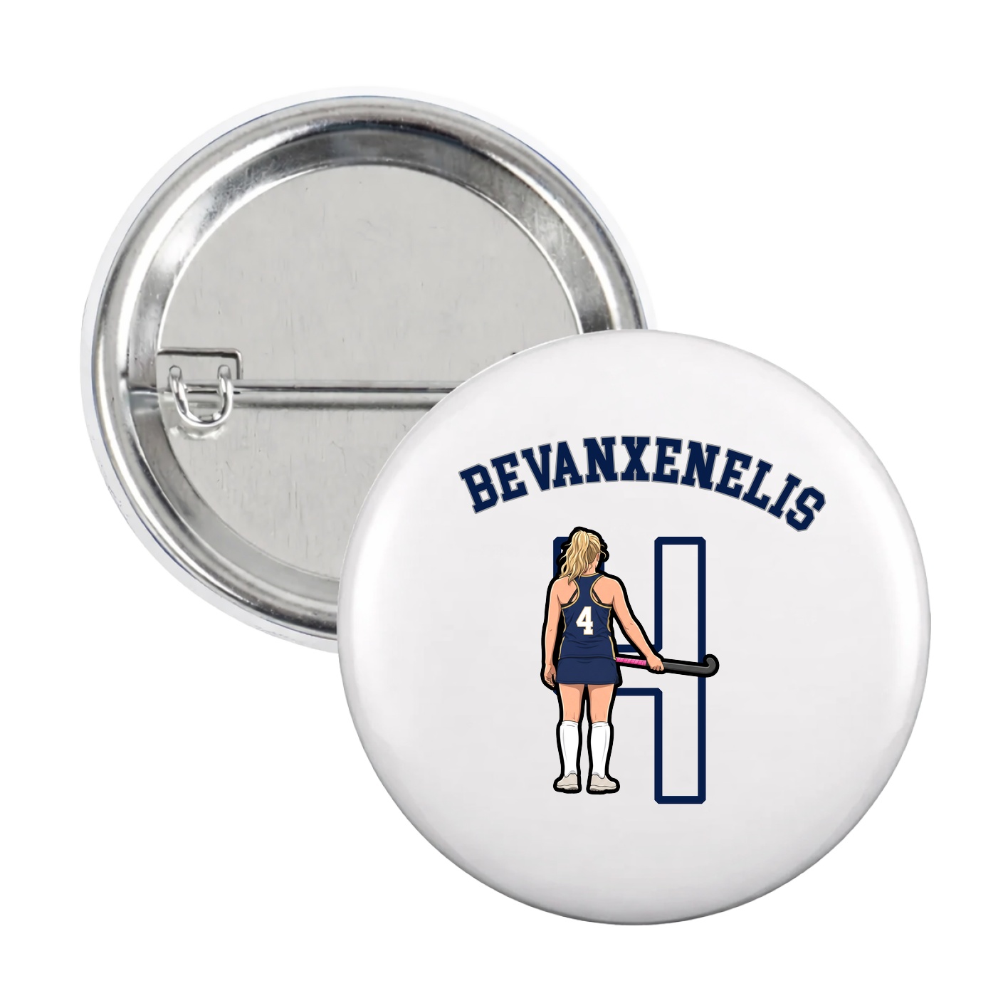 Game Day Button — Shirsey Arch in White