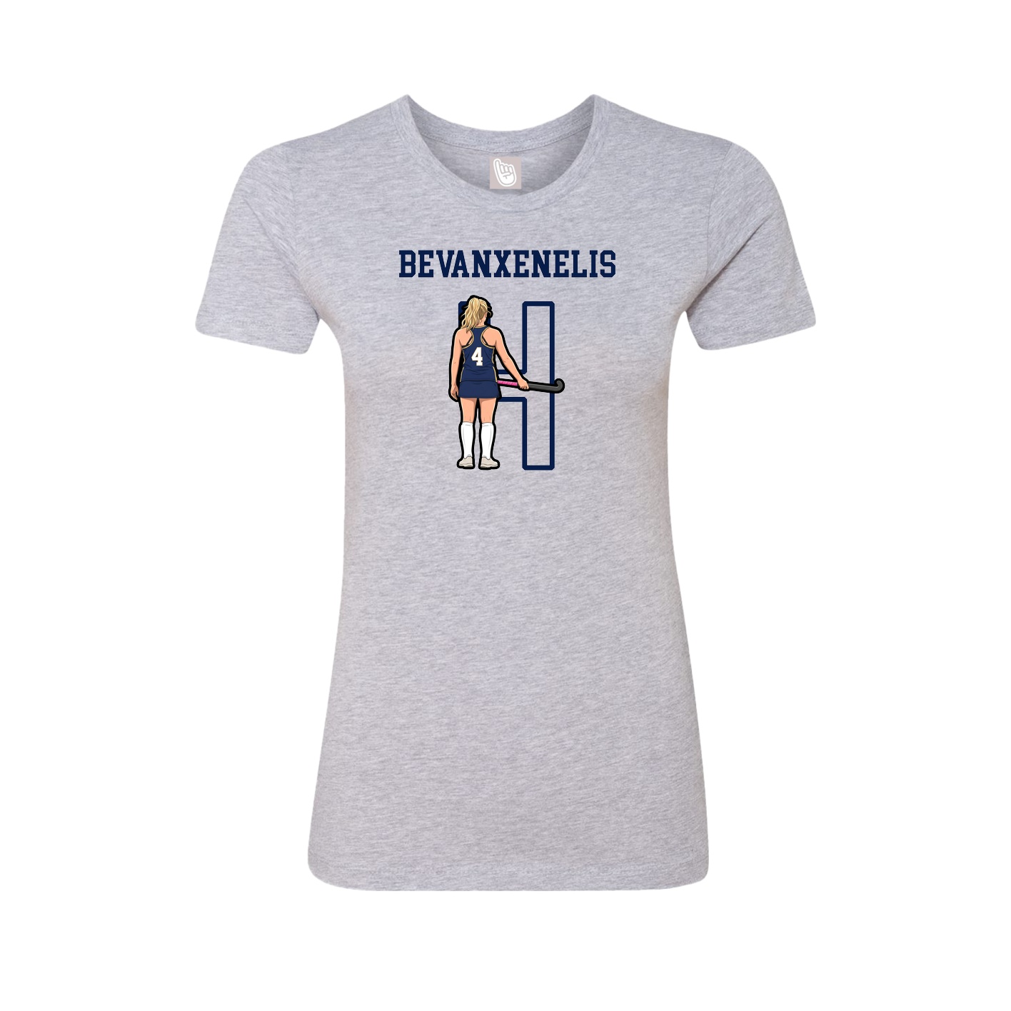 Fitted Women's Tee — Shirsey in Grey
