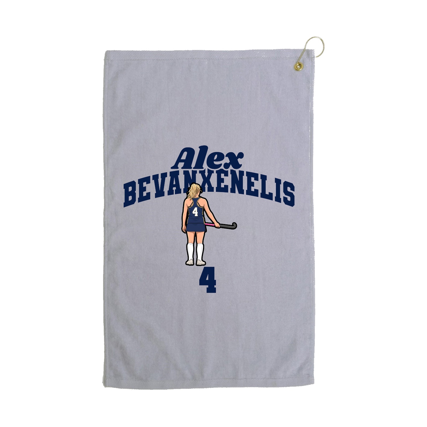 Golf Towel — Signature Arch in Grey