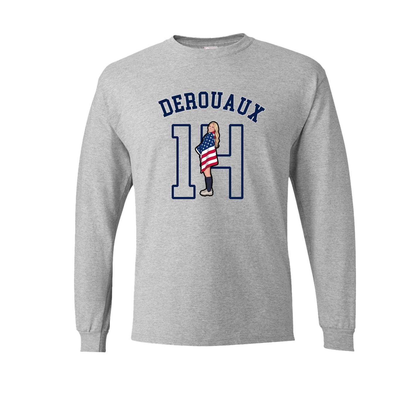 Long Sleeve Tee — Shirsey Arch in Grey