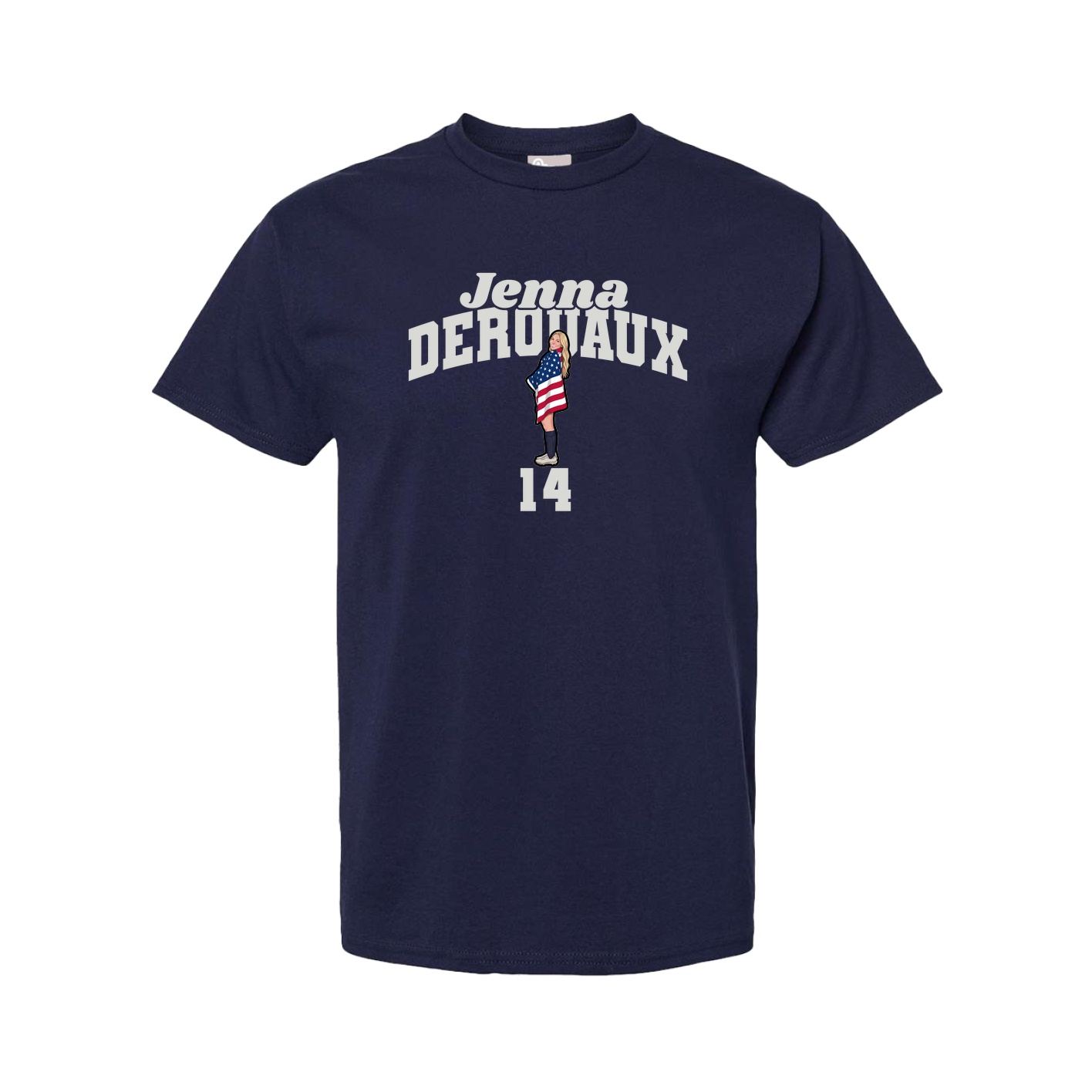 Youth Tee — Signature Arch in Navy