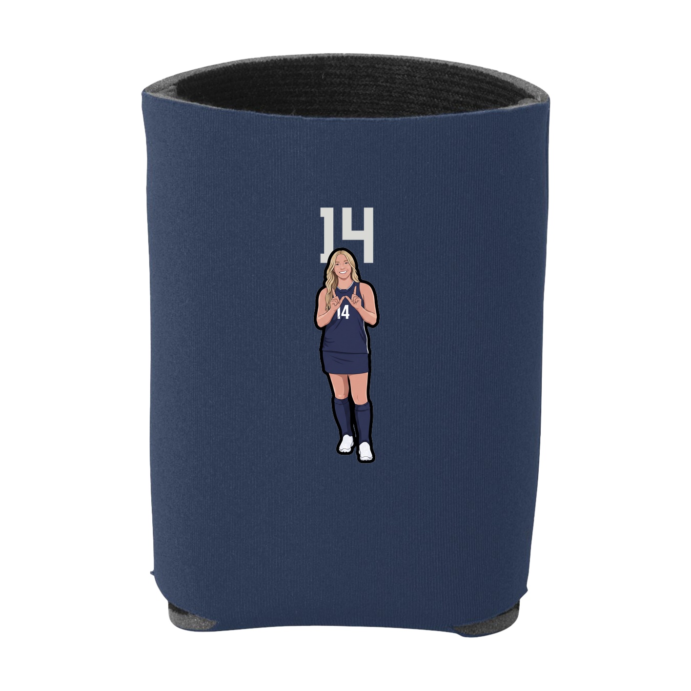 Can Holder — Number Top in Navy