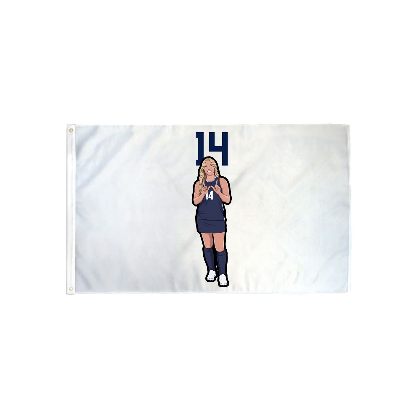3x5 Flag — Number Top in Classic