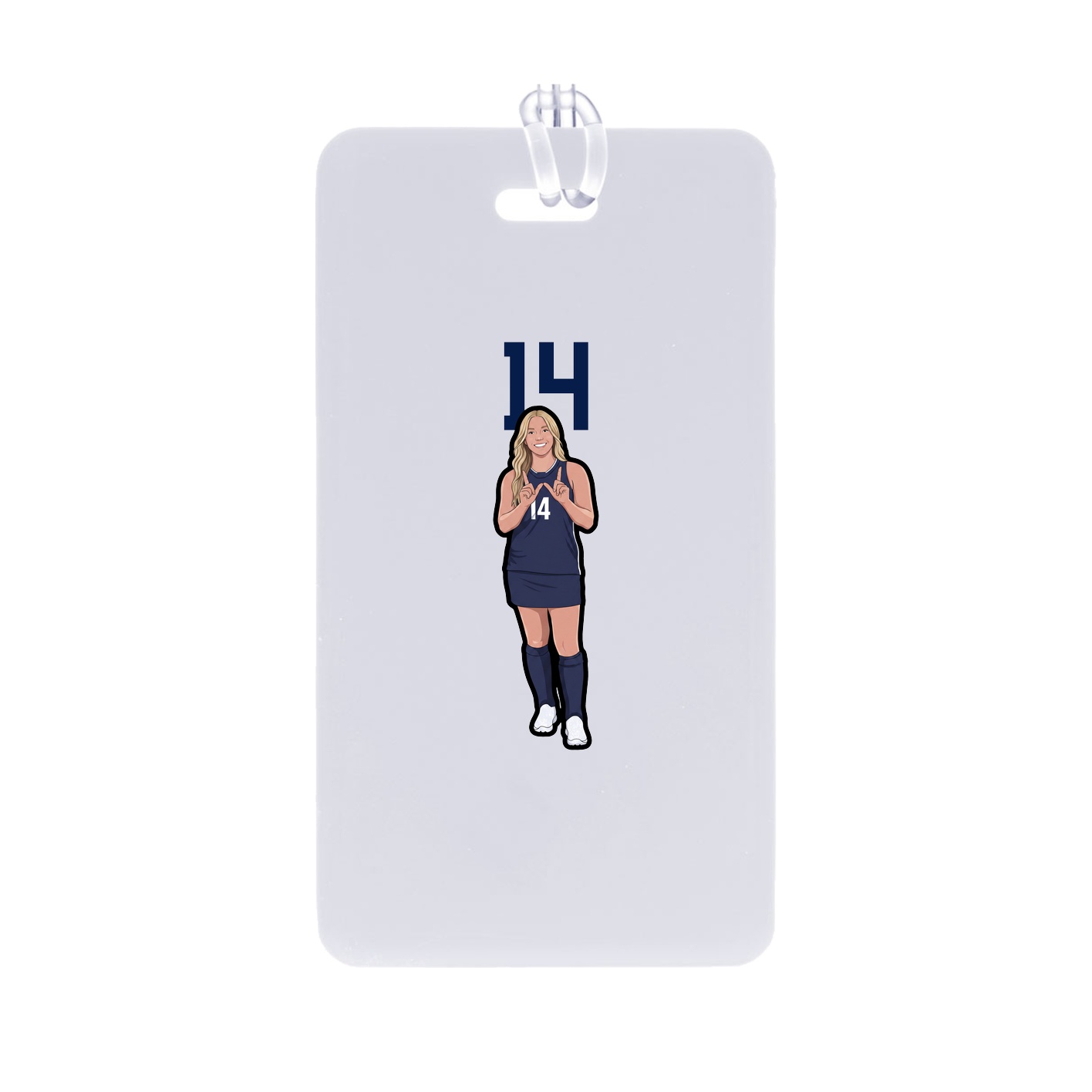 Bag Tag — Number Top in Classic