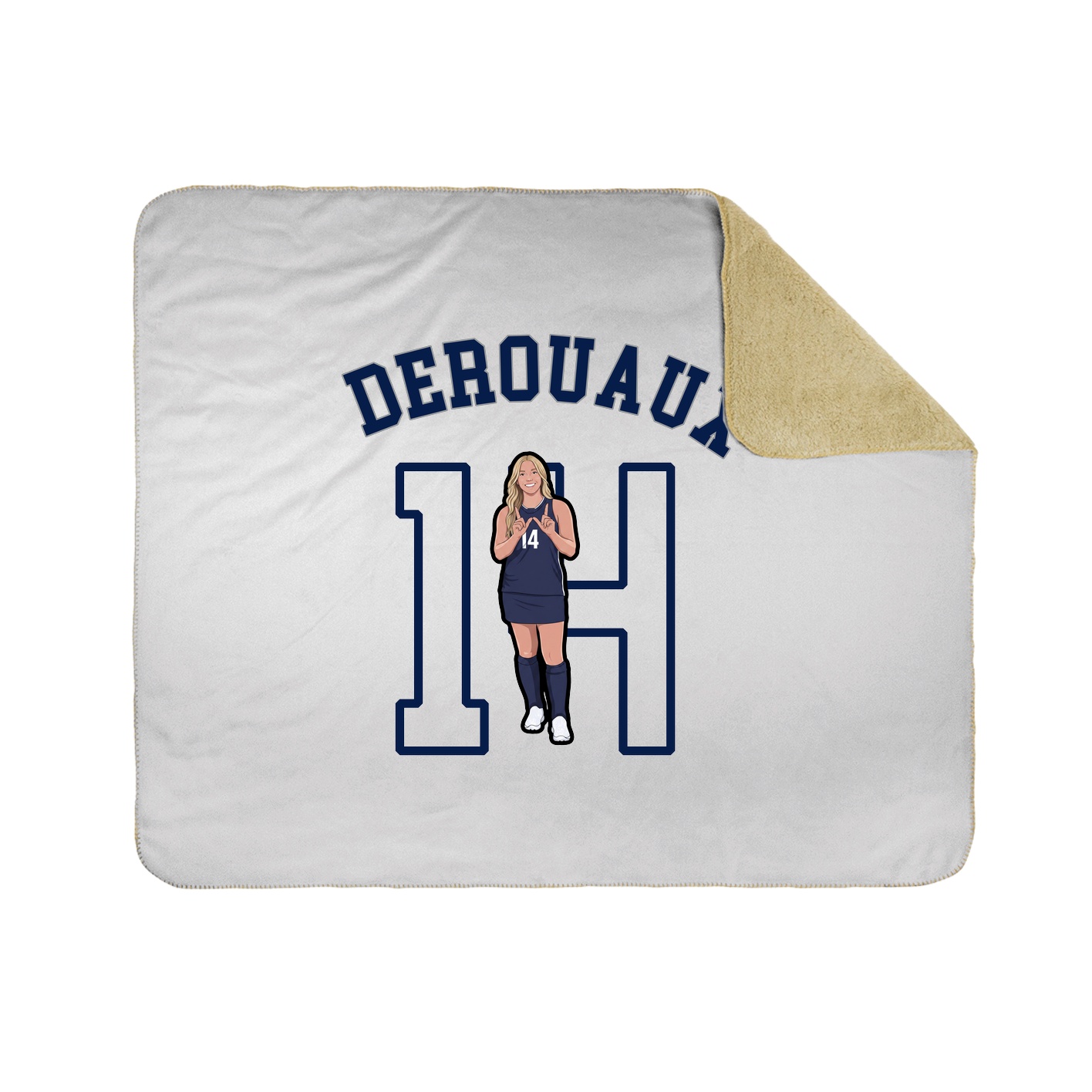 Throw Blanket — Shirsey Arch in White