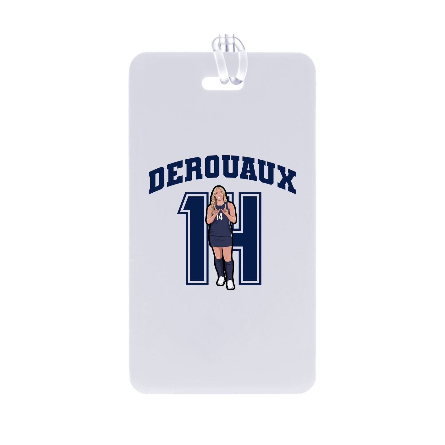 Bag Tag — Number in Classic