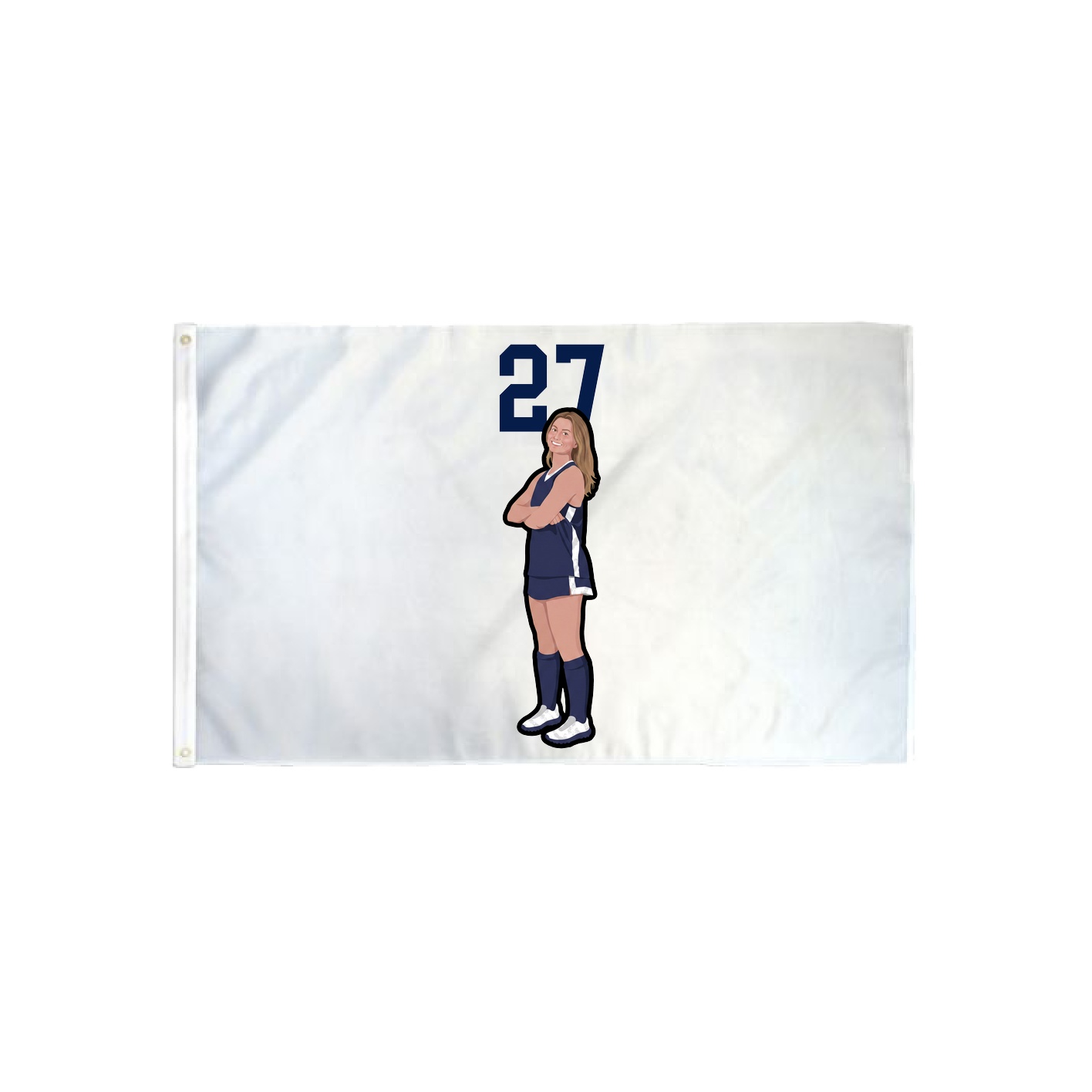 3x5 Flag — Number Top in Classic