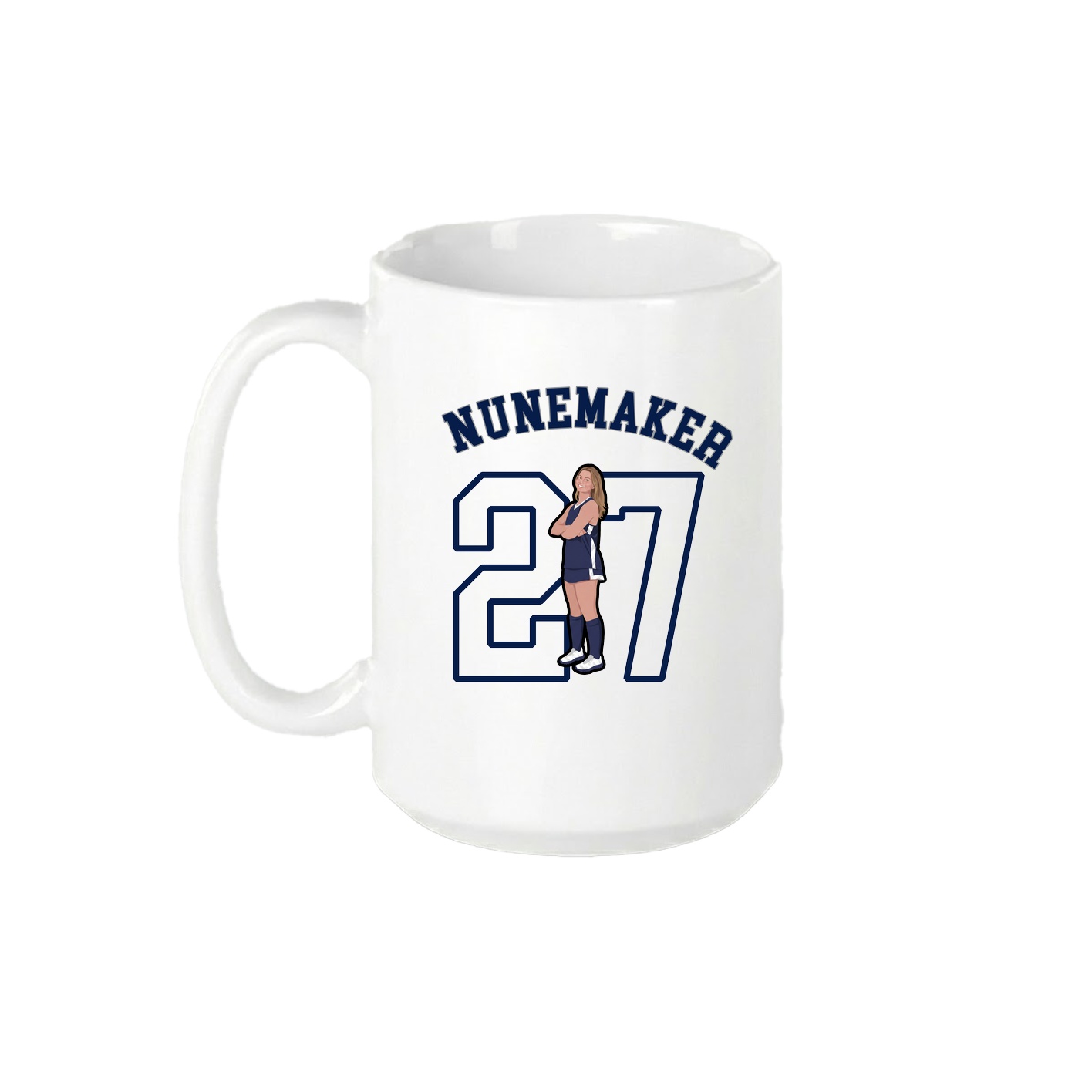 15oz Coffee Mug — Shirsey Arch in White