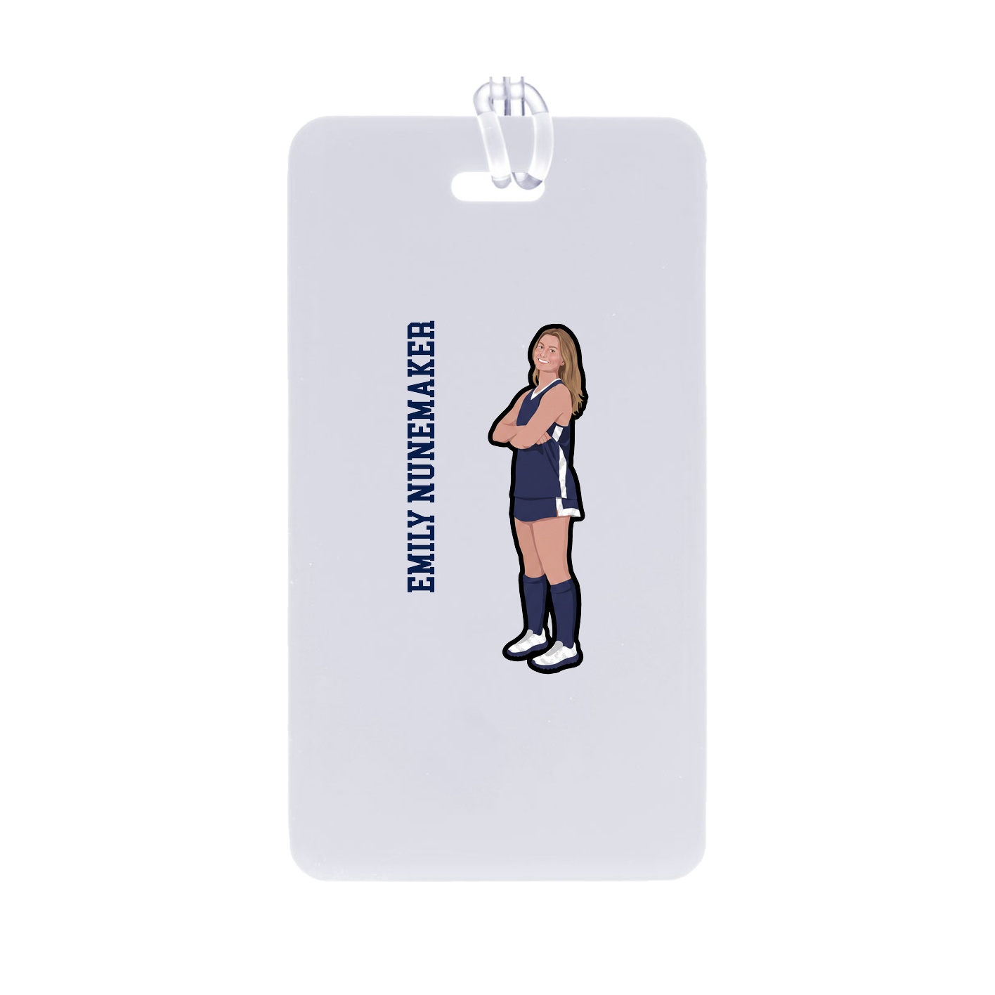 Bag Tag — Name Vertical in Classic
