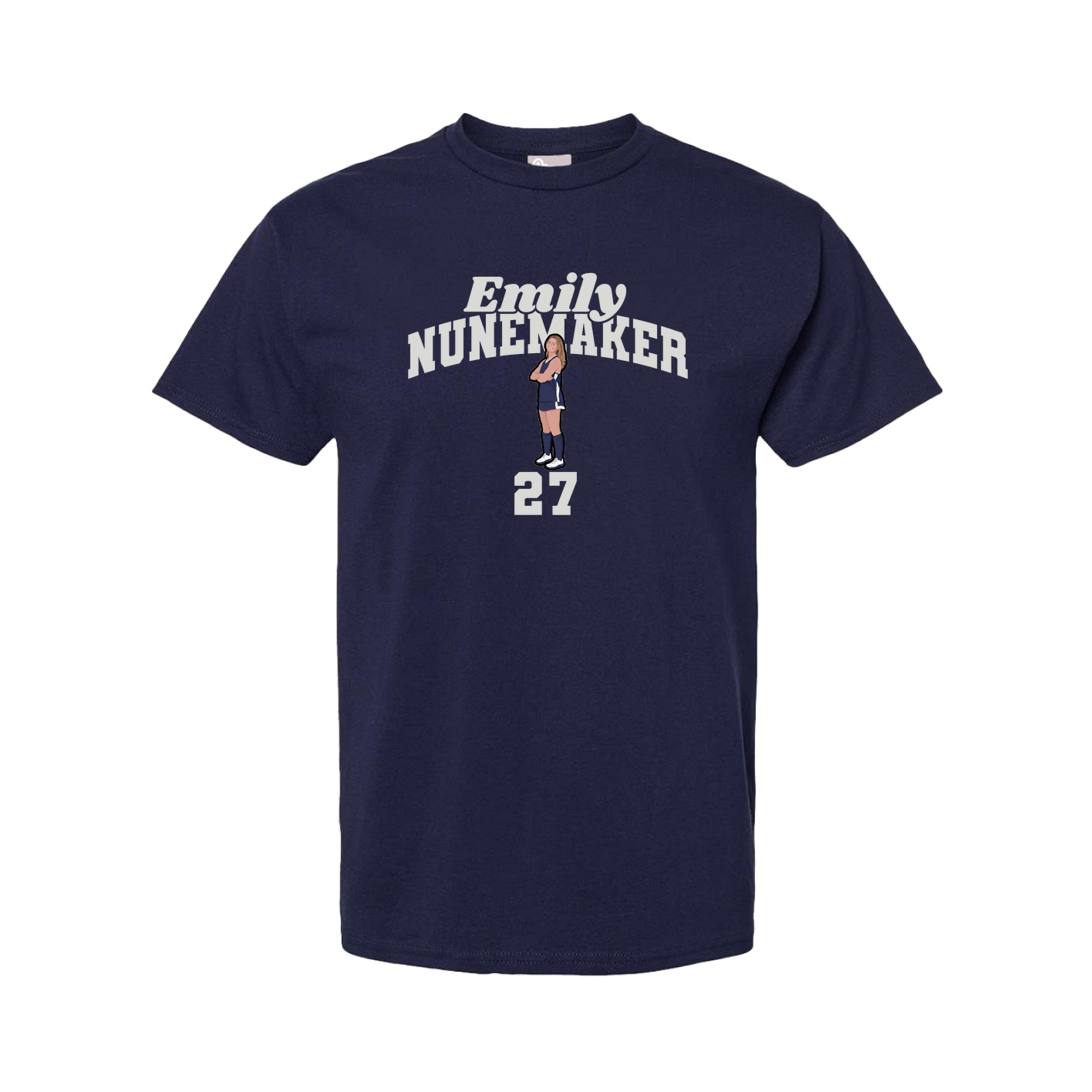 Youth Tee — Signature Arch in Navy