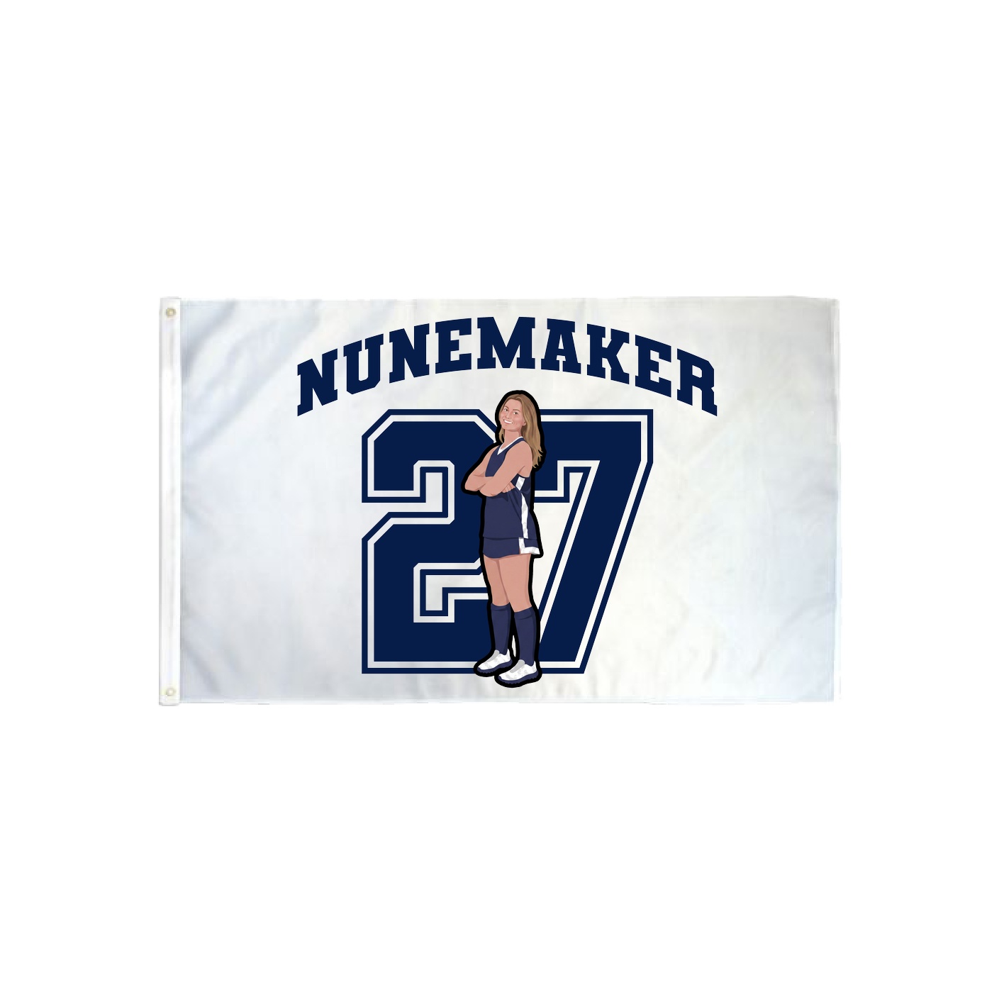 3x5 Flag — Number in Classic