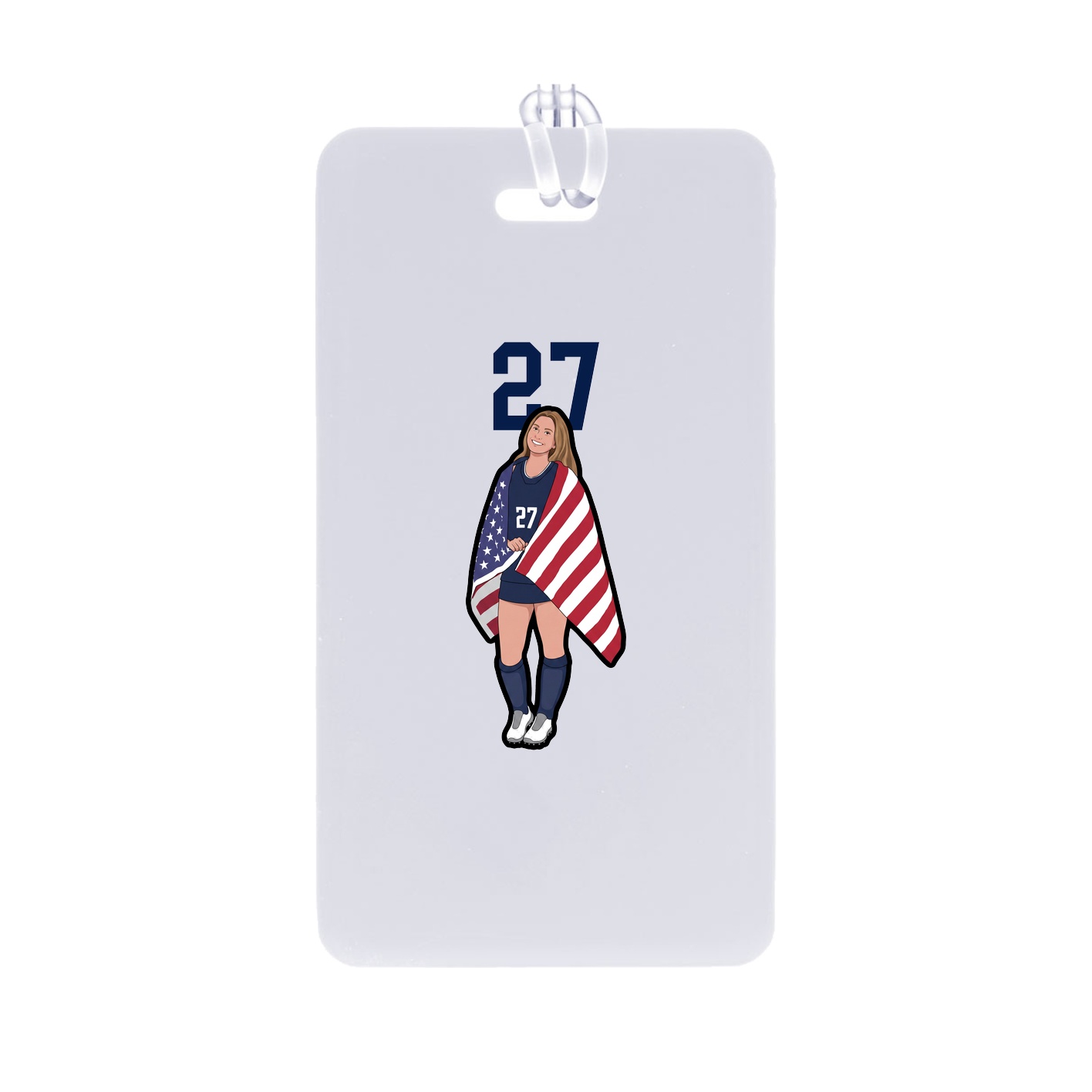 Bag Tag — Number Top in Classic