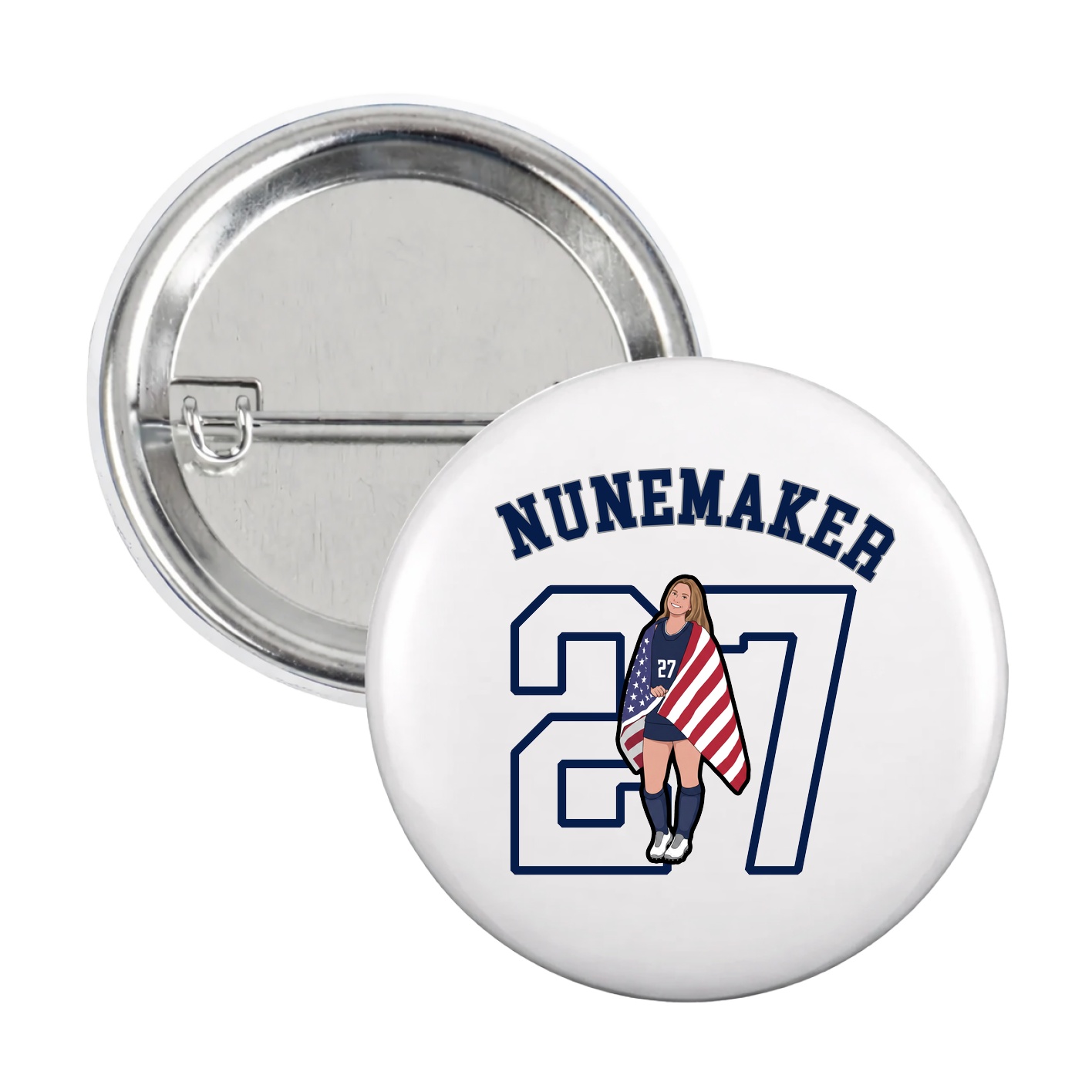 Game Day Button — Shirsey Arch in White