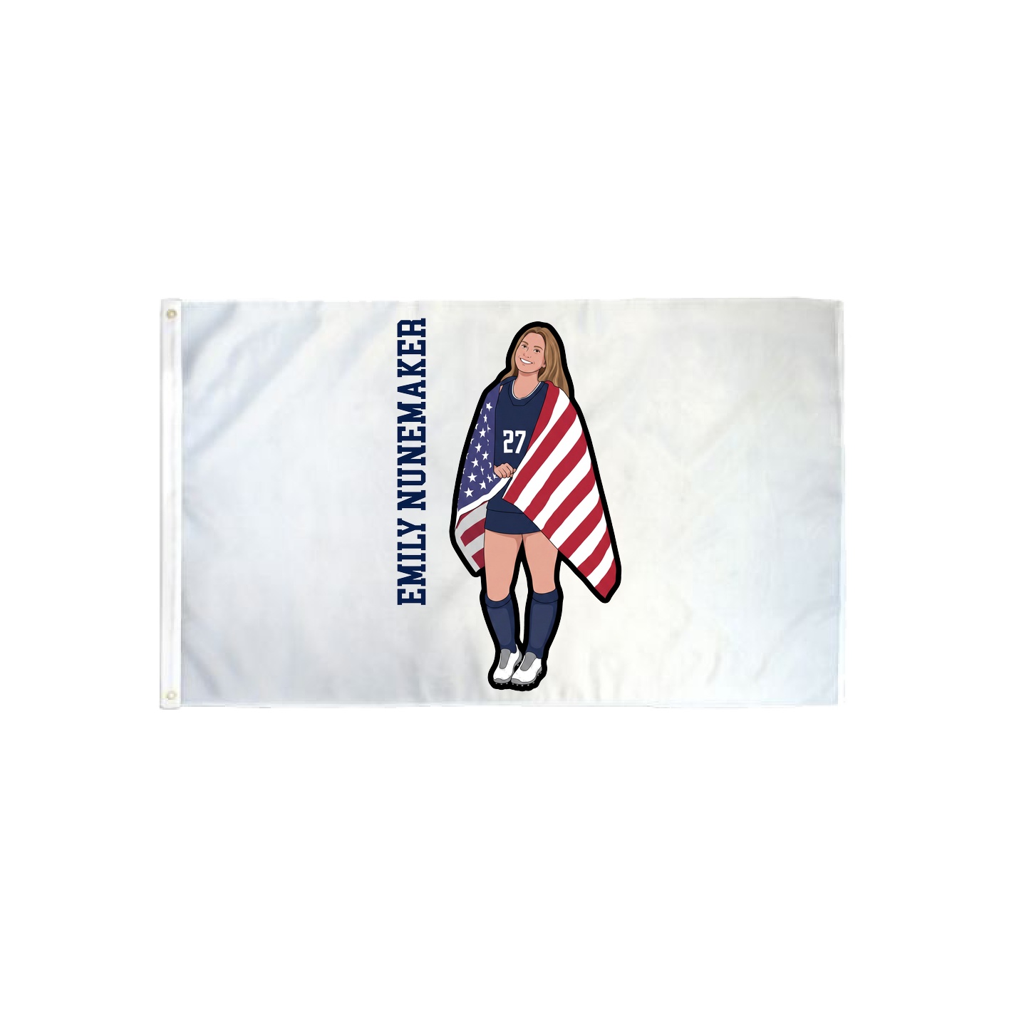 3x5 Flag — Name Vertical in Classic