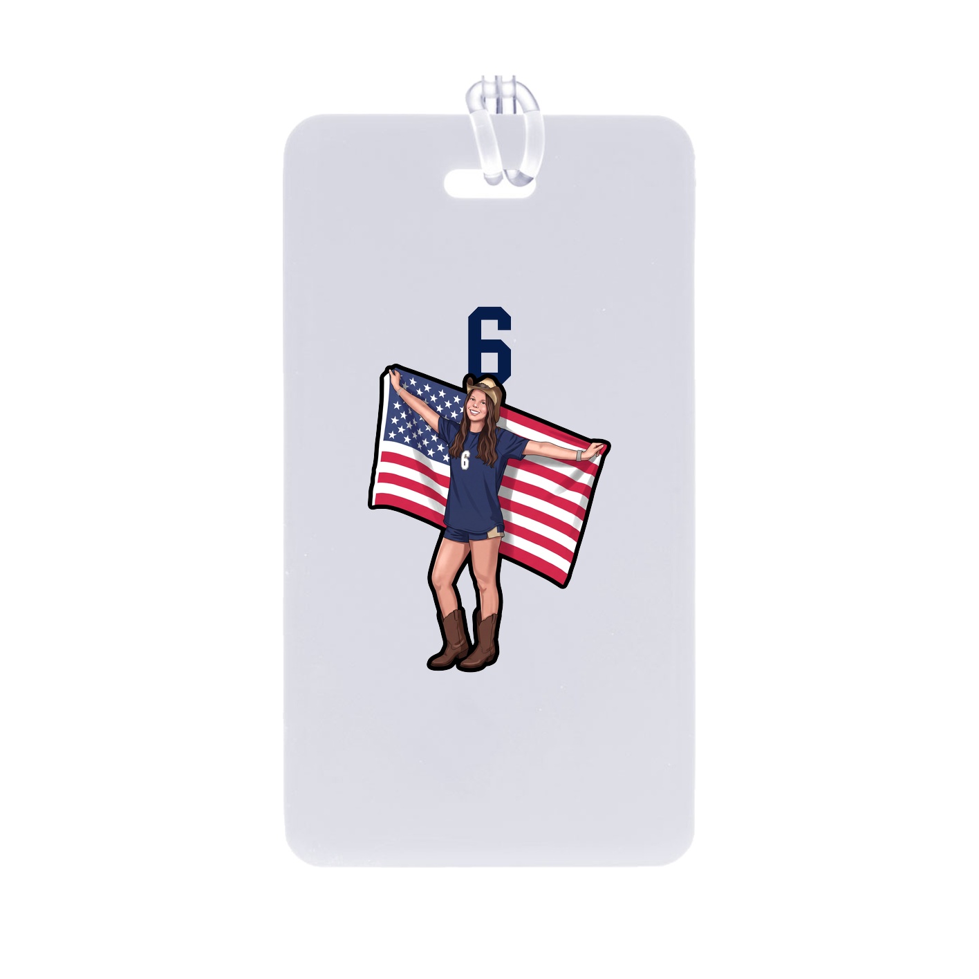 Bag Tag — Number Top in Classic