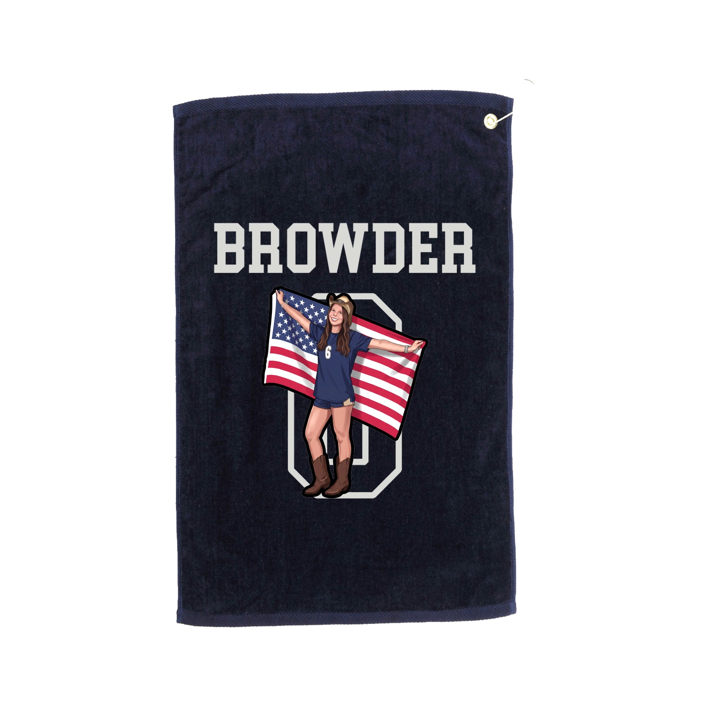 Golf Towel — Shirsey in Navy