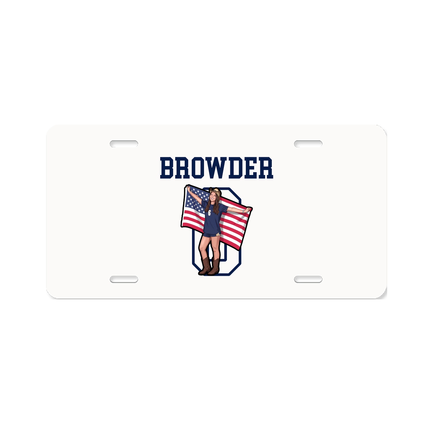 License Plate — Shirsey in Classic
