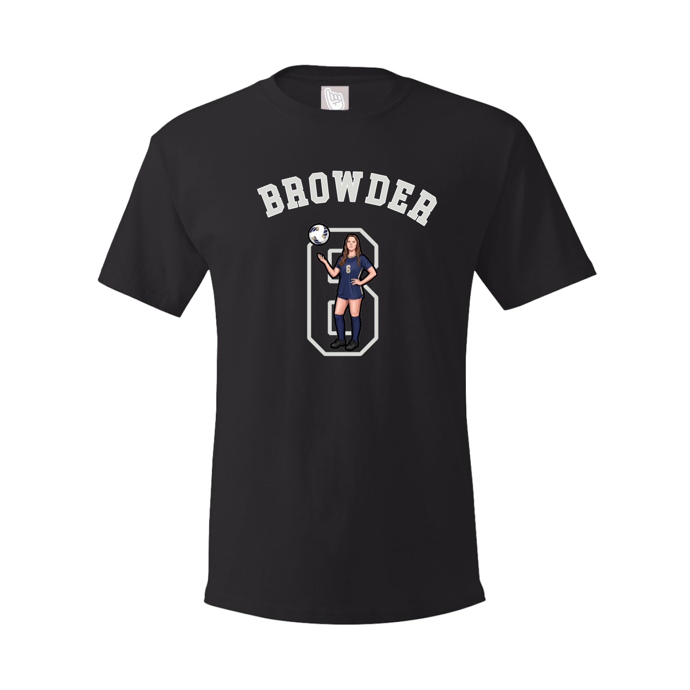 Youth Tee — Shirsey Arch in Black