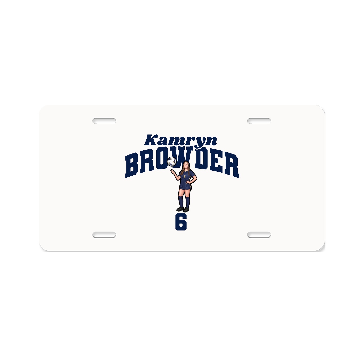 License Plate — Signature Arch in Classic