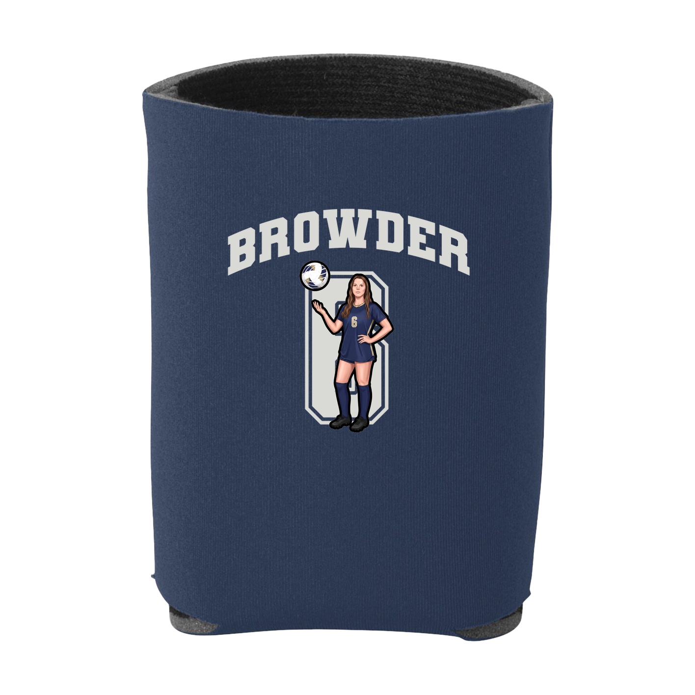 Can Holder — Number in Navy