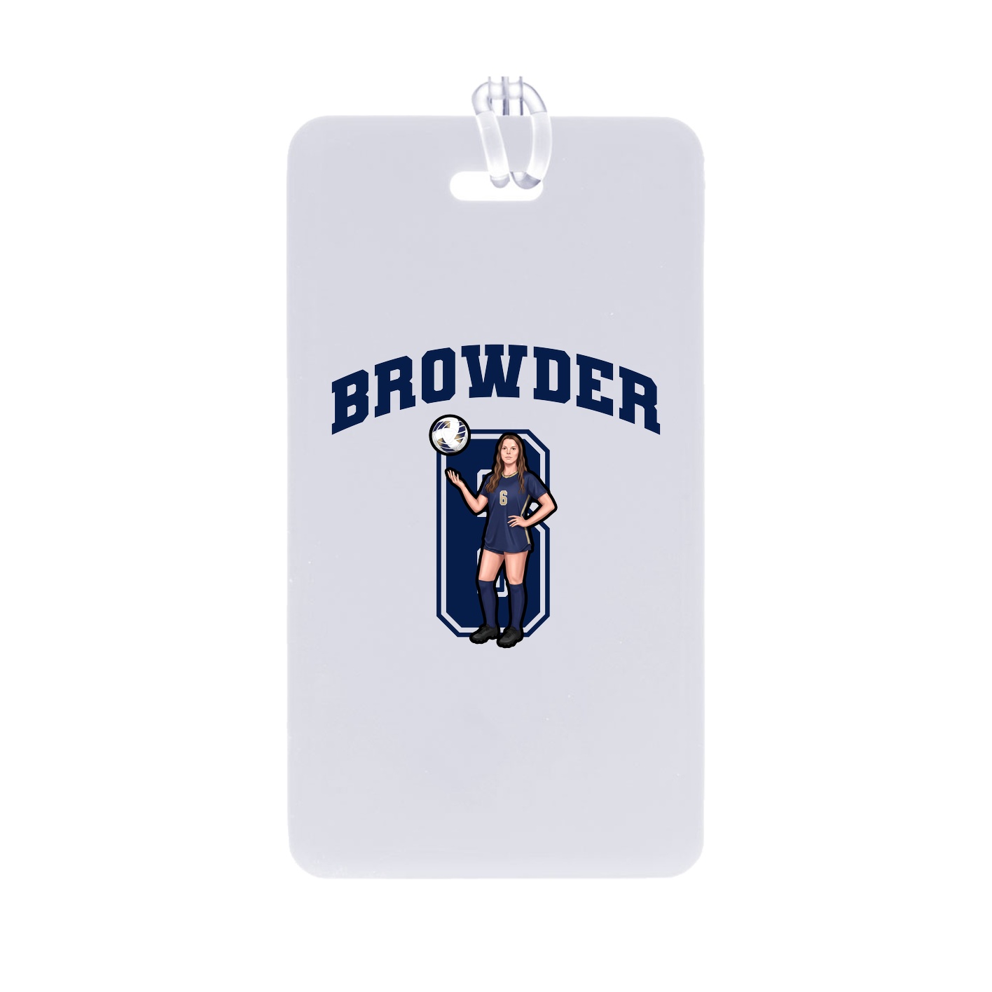 Bag Tag — Number in Classic