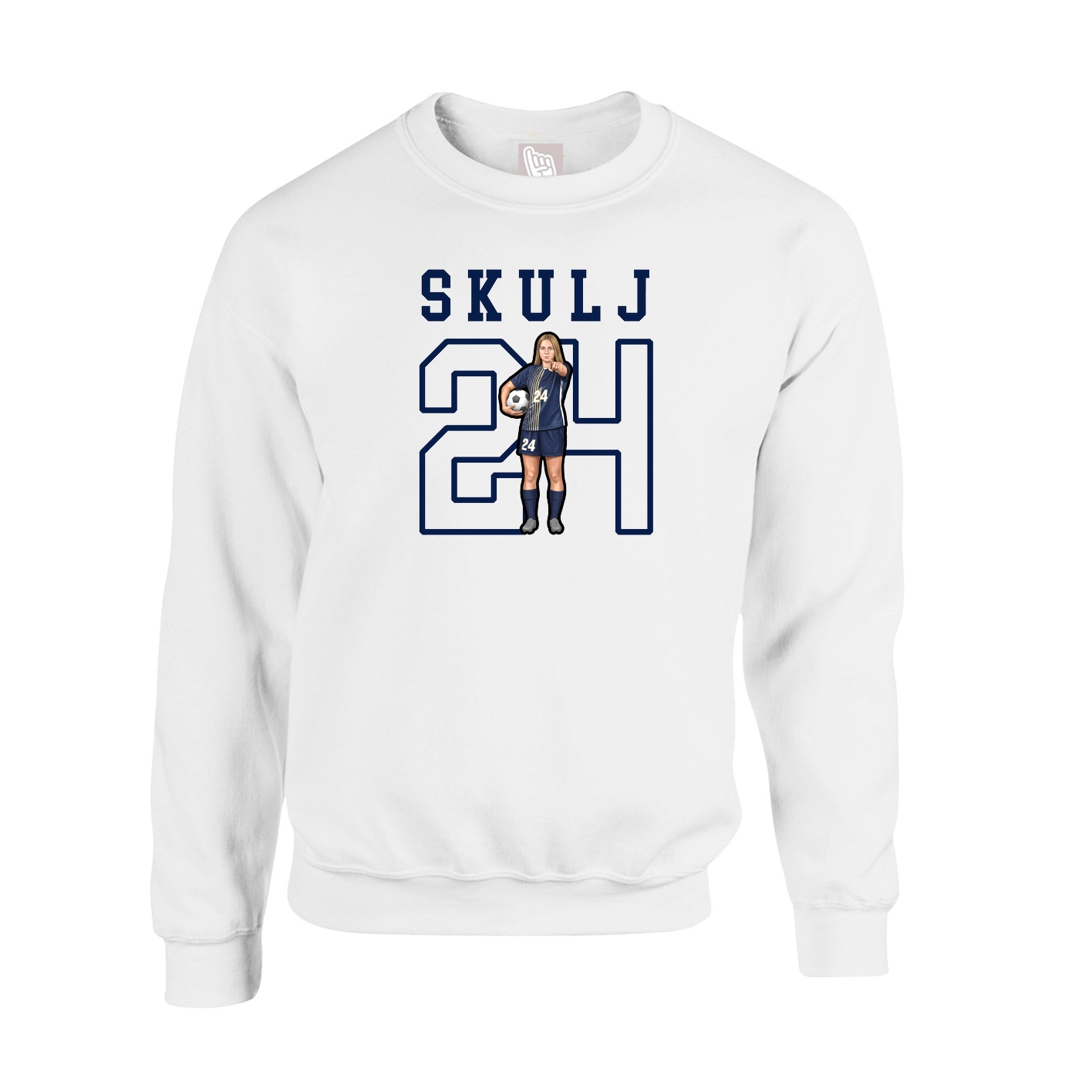 Fleece Crew — Shirsey in White