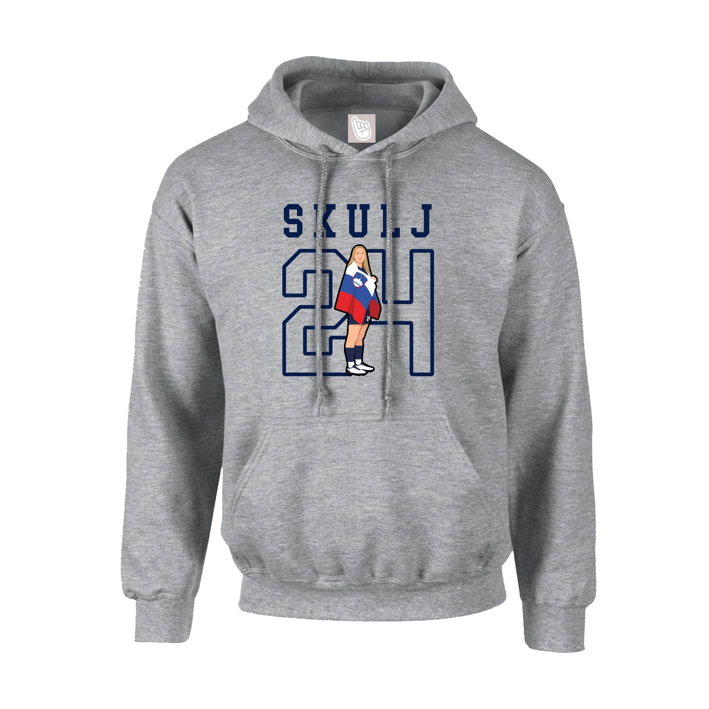 Hoodie — Shirsey in Grey