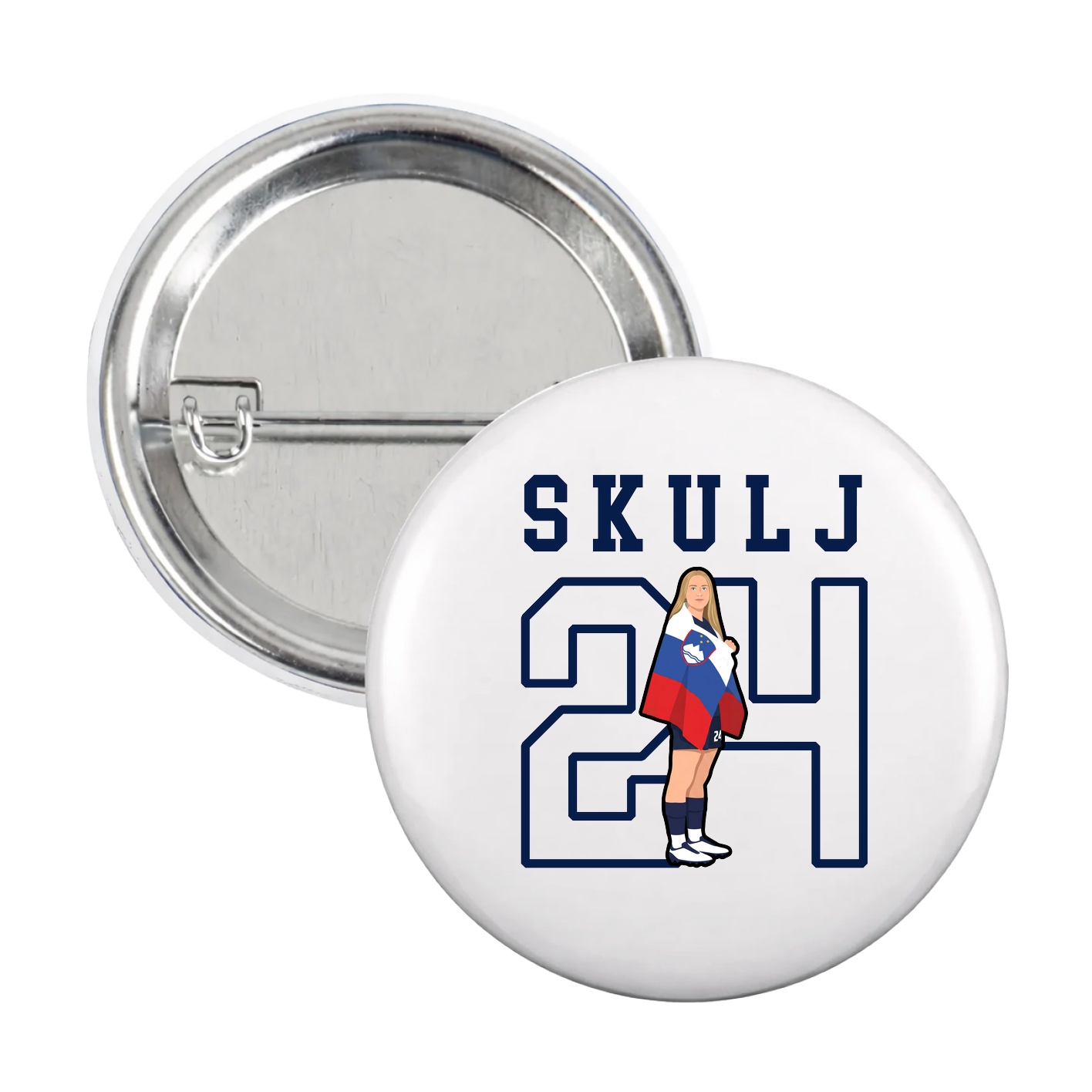 Game Day Button — Shirsey in White