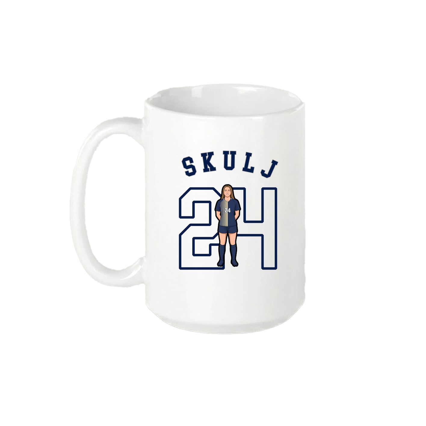 15oz Coffee Mug — Shirsey Arch in White