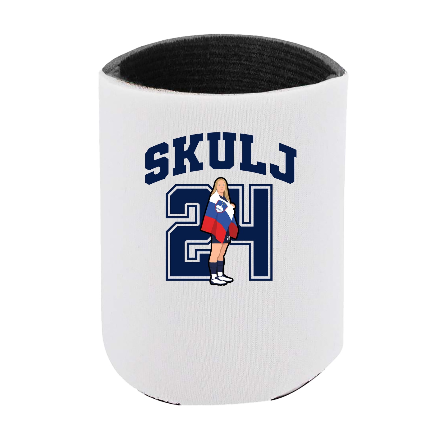 Can Holder — Number in White