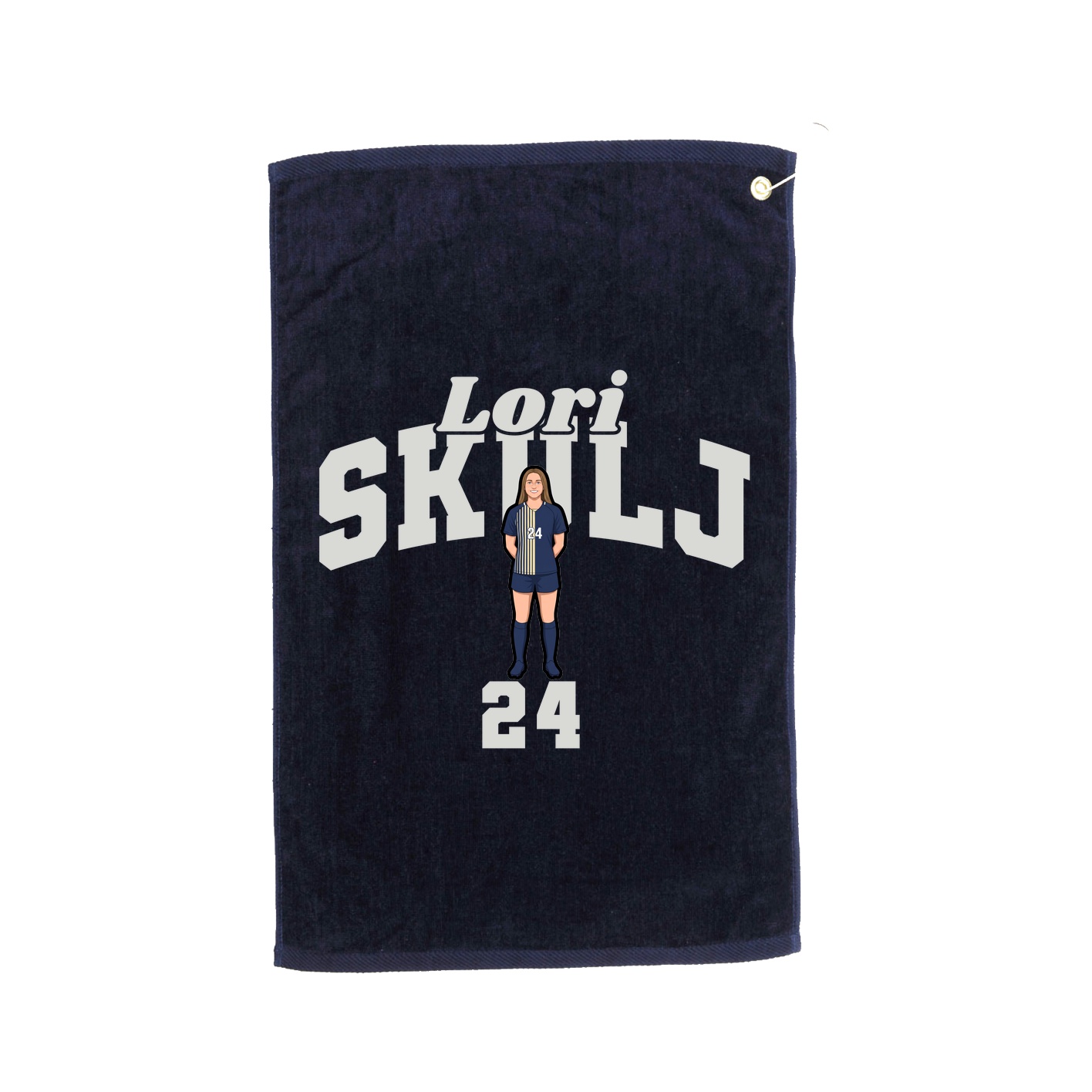 Golf Towel — Signature Arch in Navy