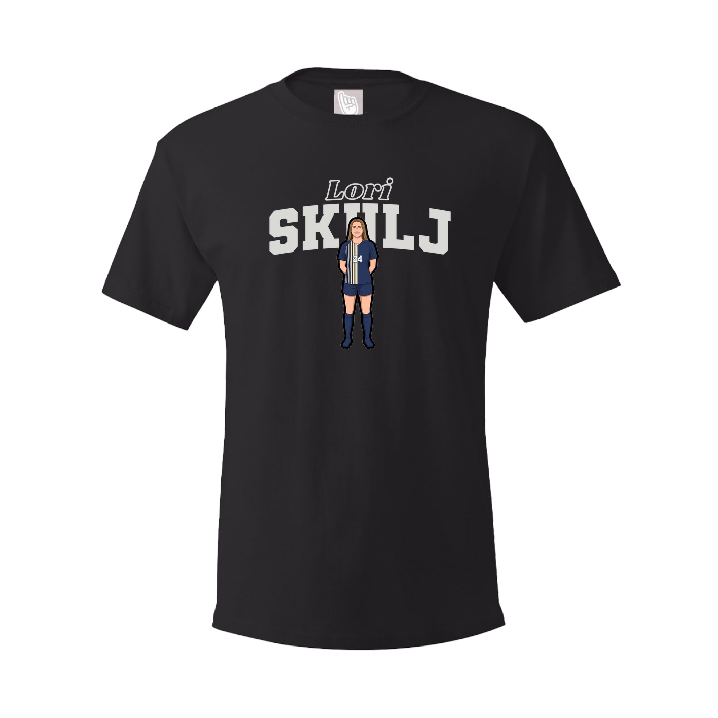 Youth Tee — Name Arch in Black