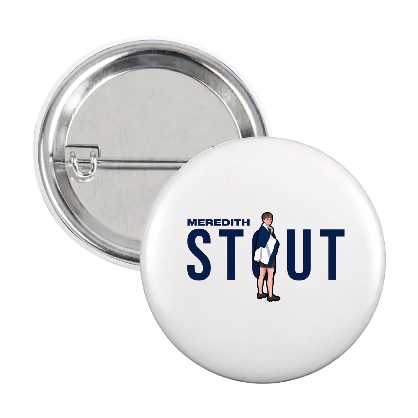 Game Day Button — Player Name in White