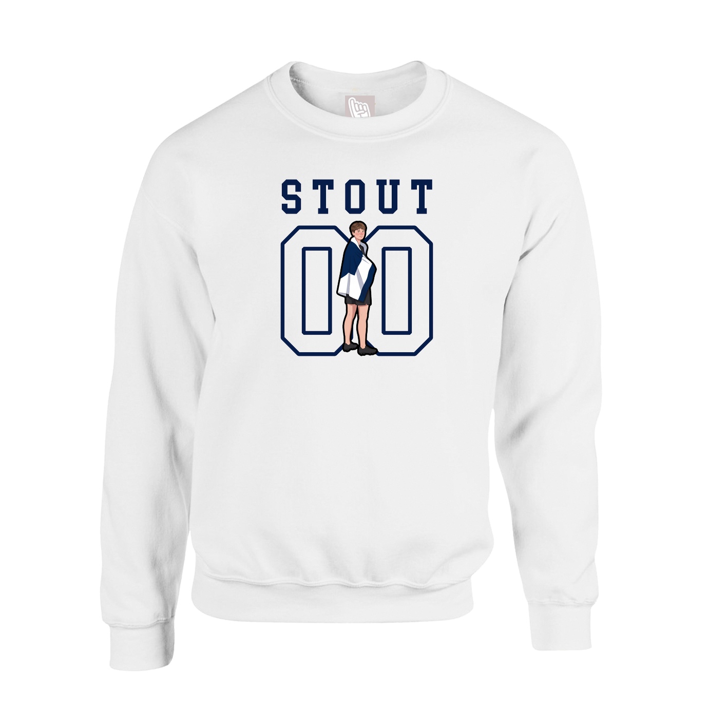 Fleece Crew — Shirsey in White