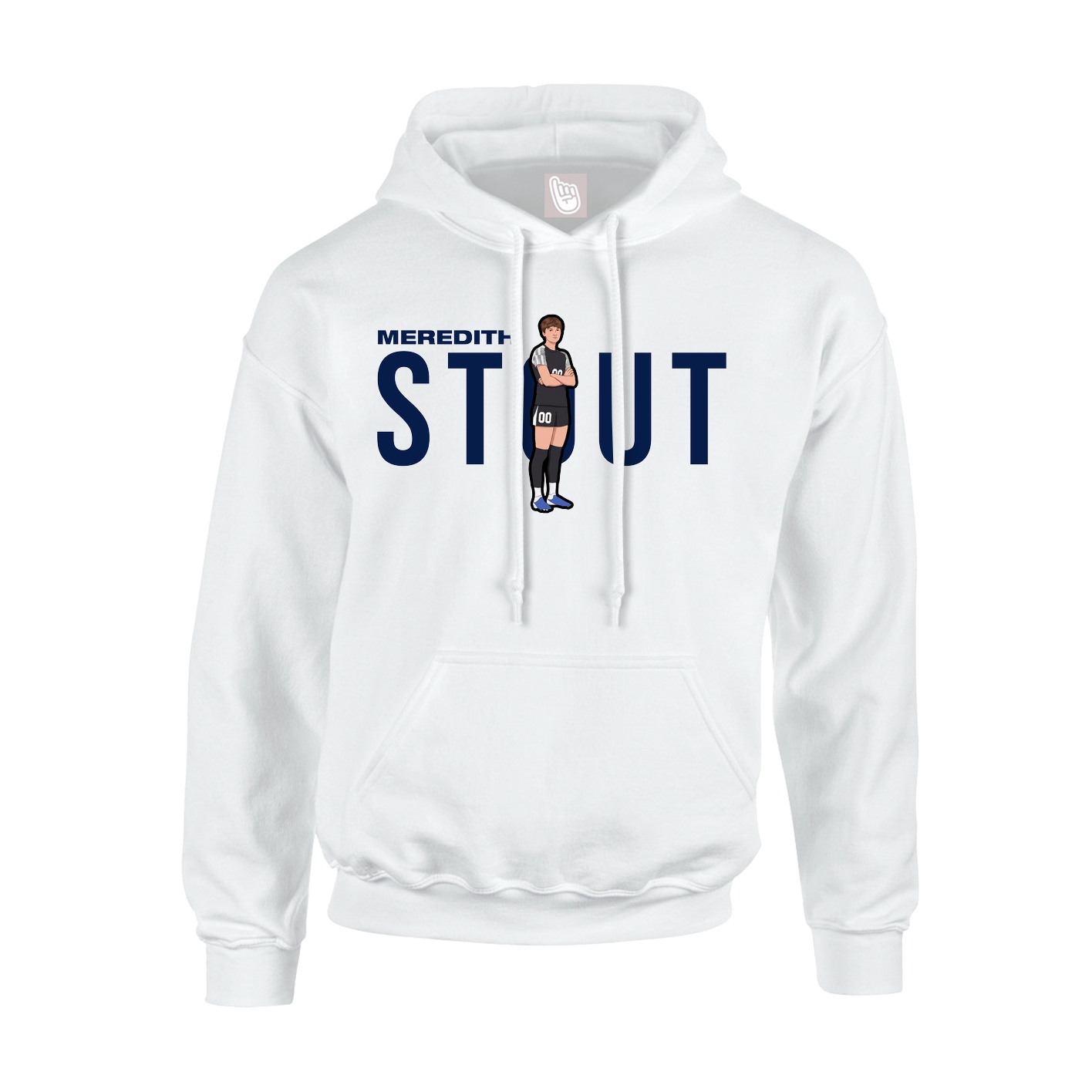 Hoodie — Player Name in White