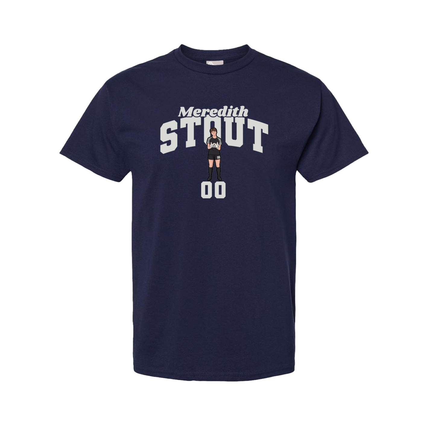 Youth Tee — Signature Arch in Navy