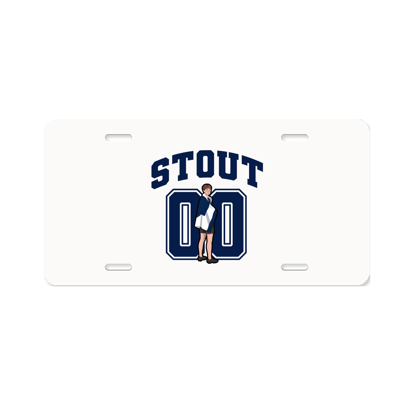 License Plate — Number in Classic