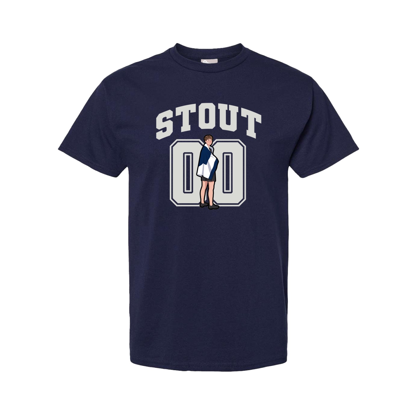 Tee — Number in Navy