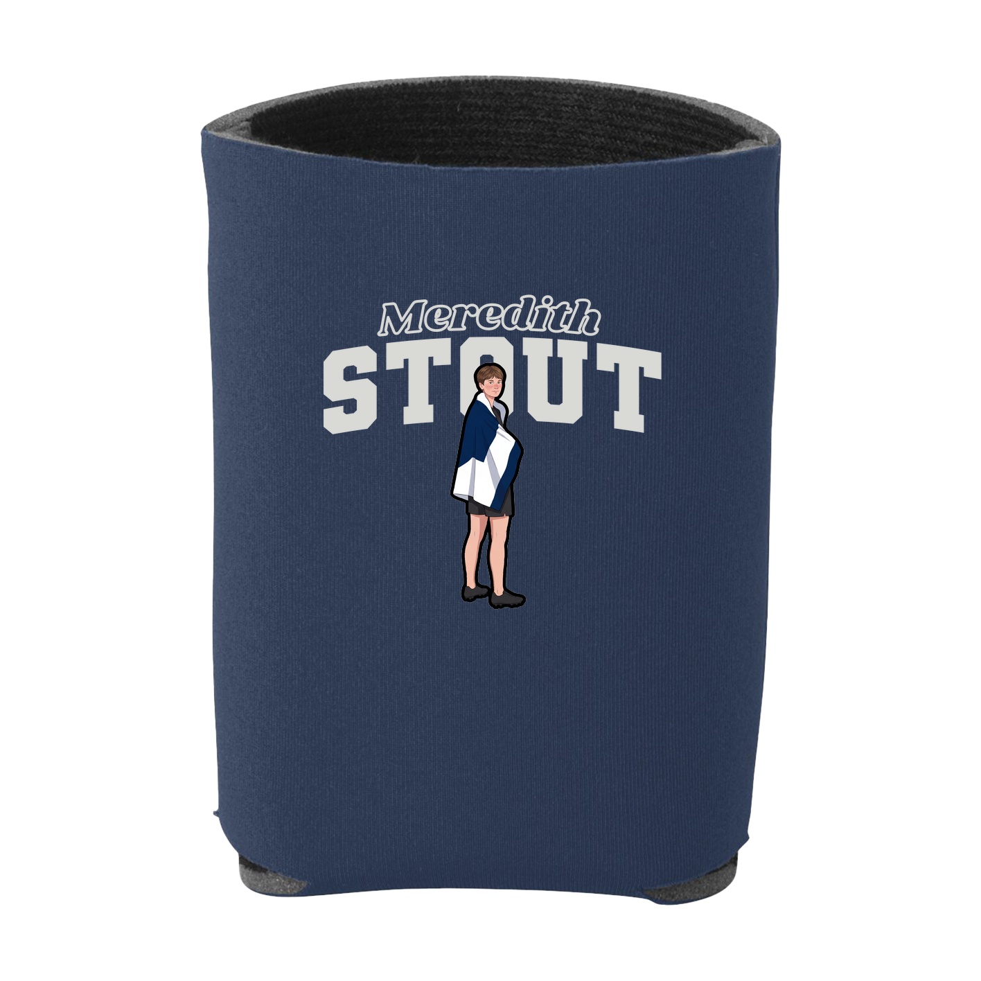 Can Holder — Name Arch in Navy