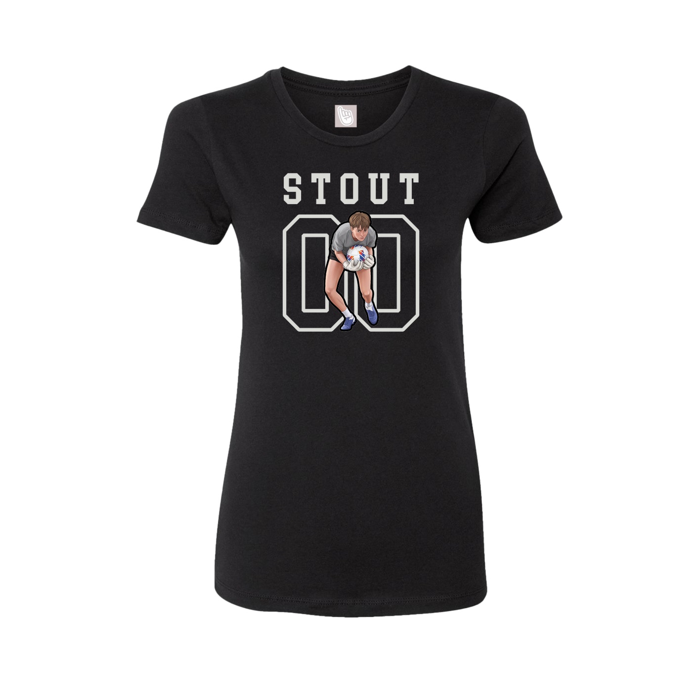 Fitted Women's Tee — Shirsey in Black