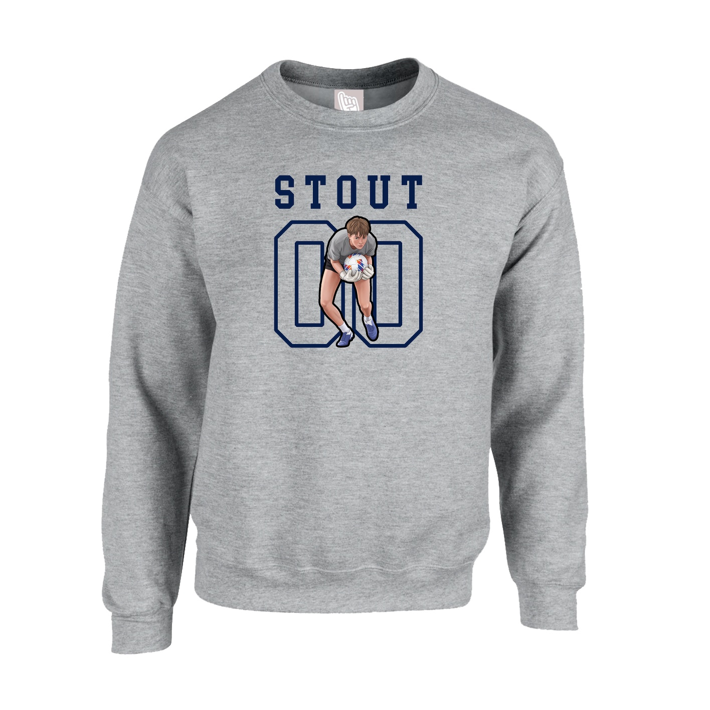 Fleece Crew — Shirsey in Grey
