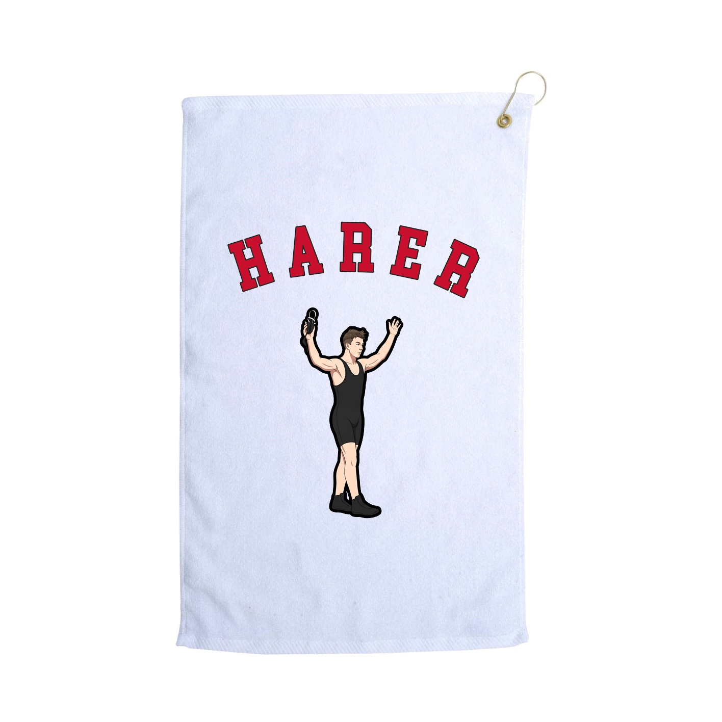 Golf Towel — Shirsey Arch in White