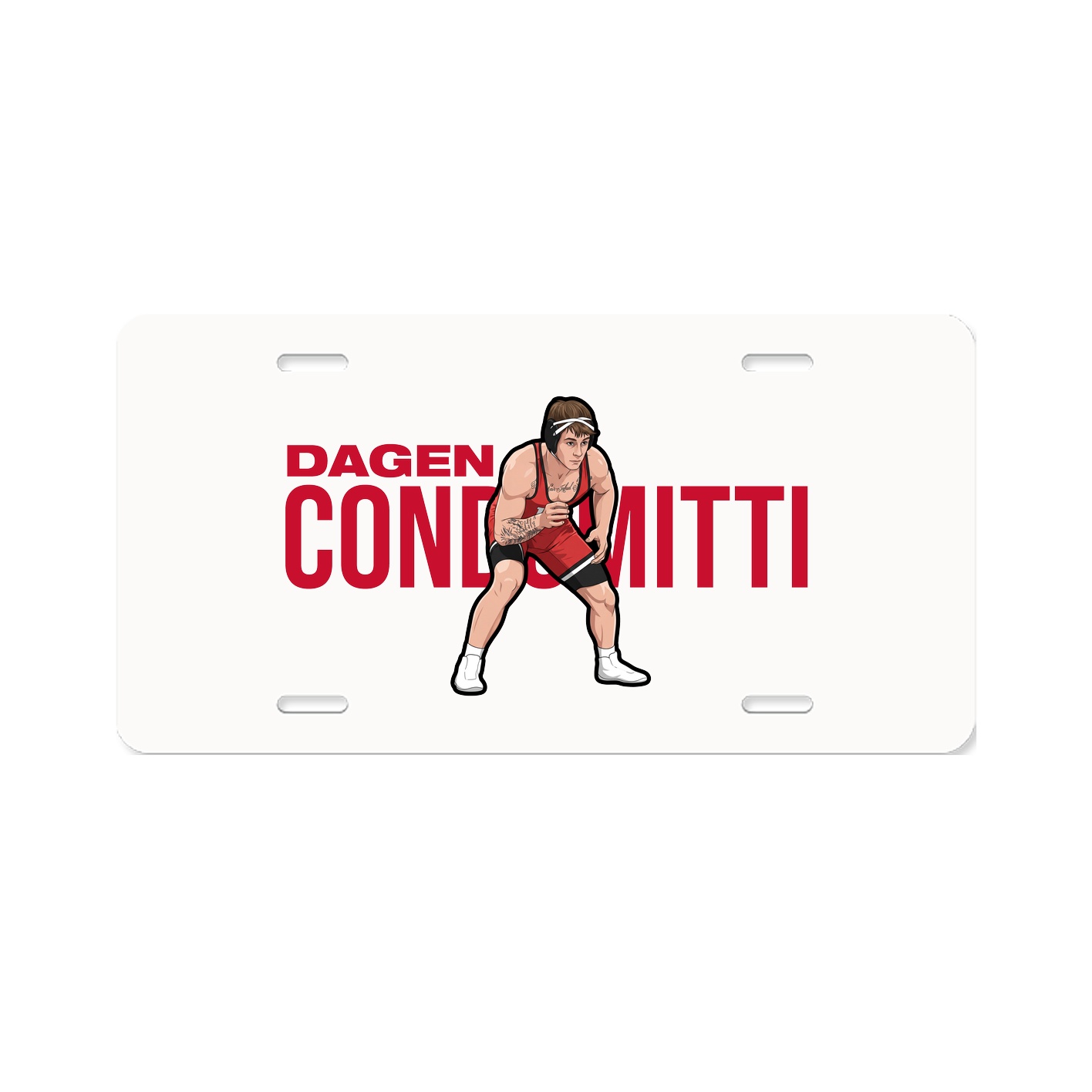 License Plate — Player Name in Classic
