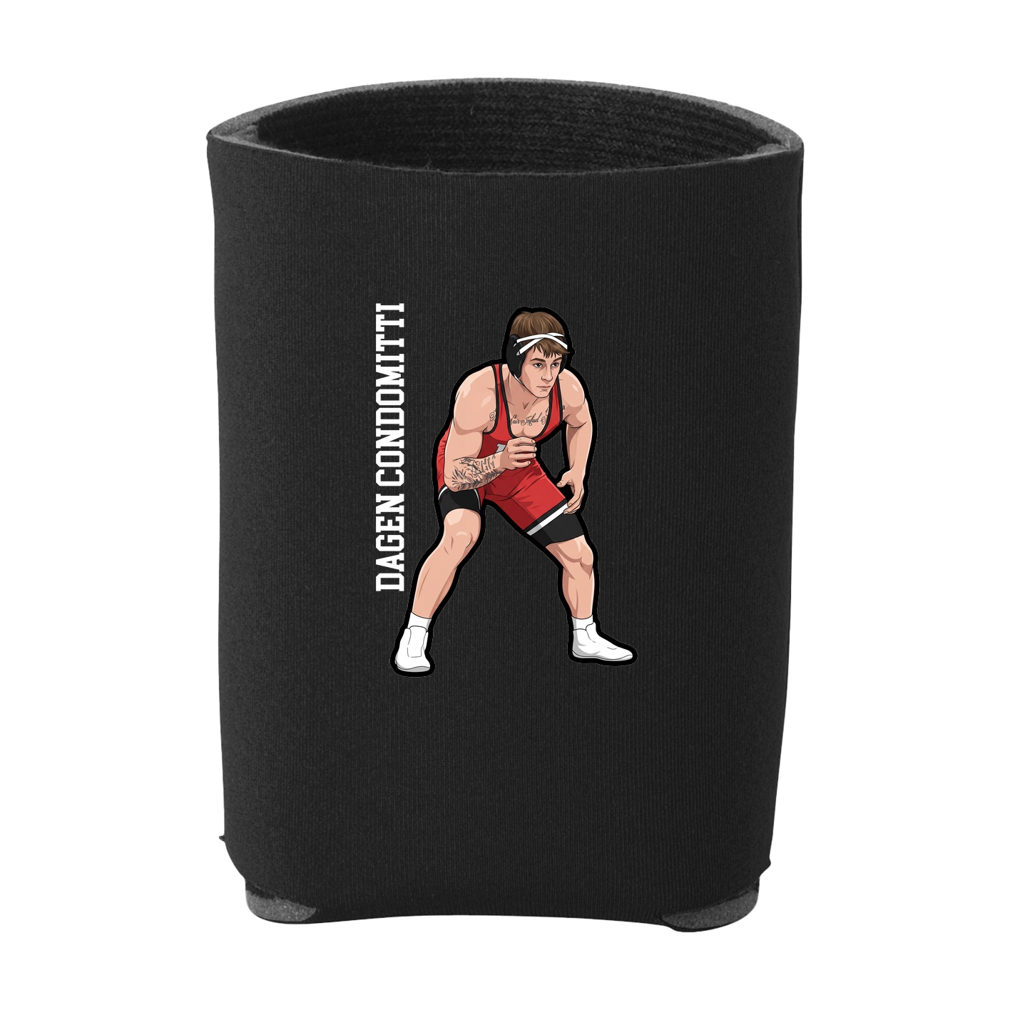 Can Holder — Name Vertical in Black