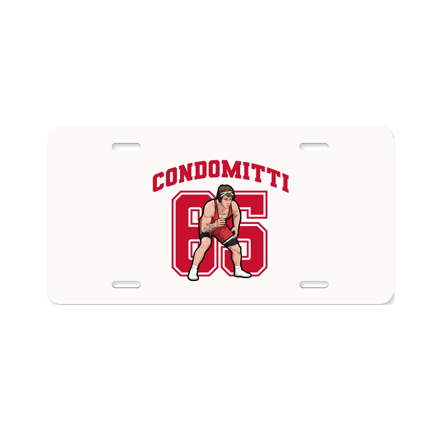 License Plate — Number in Classic