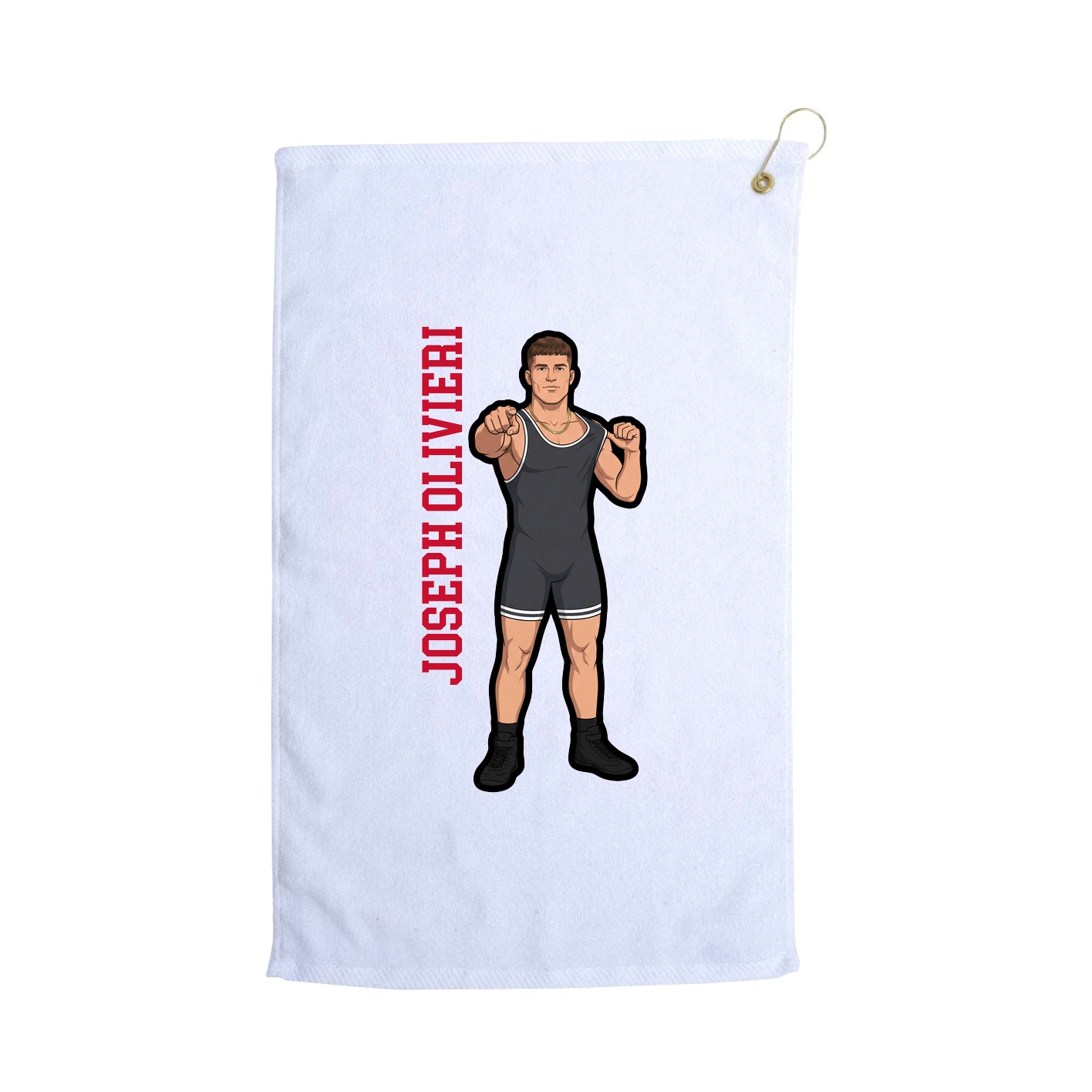 Golf Towel — Classic in White