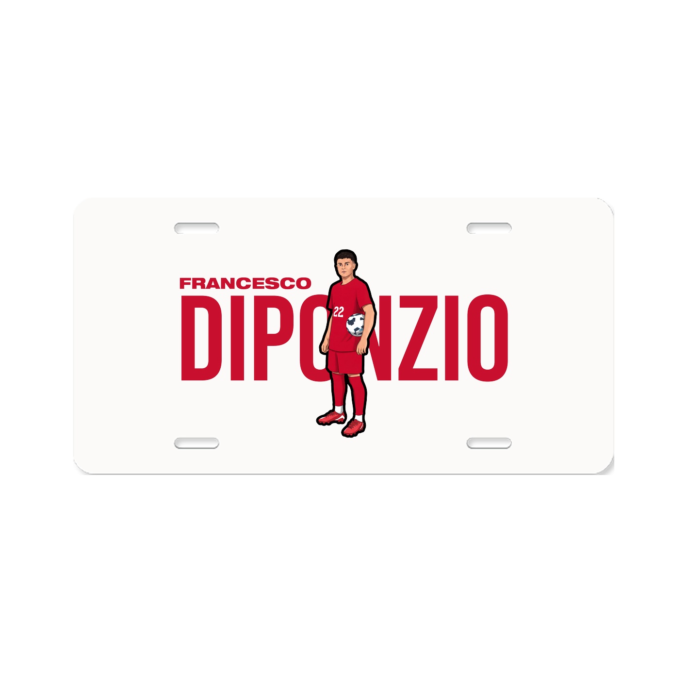 License Plate — Player Name in Classic